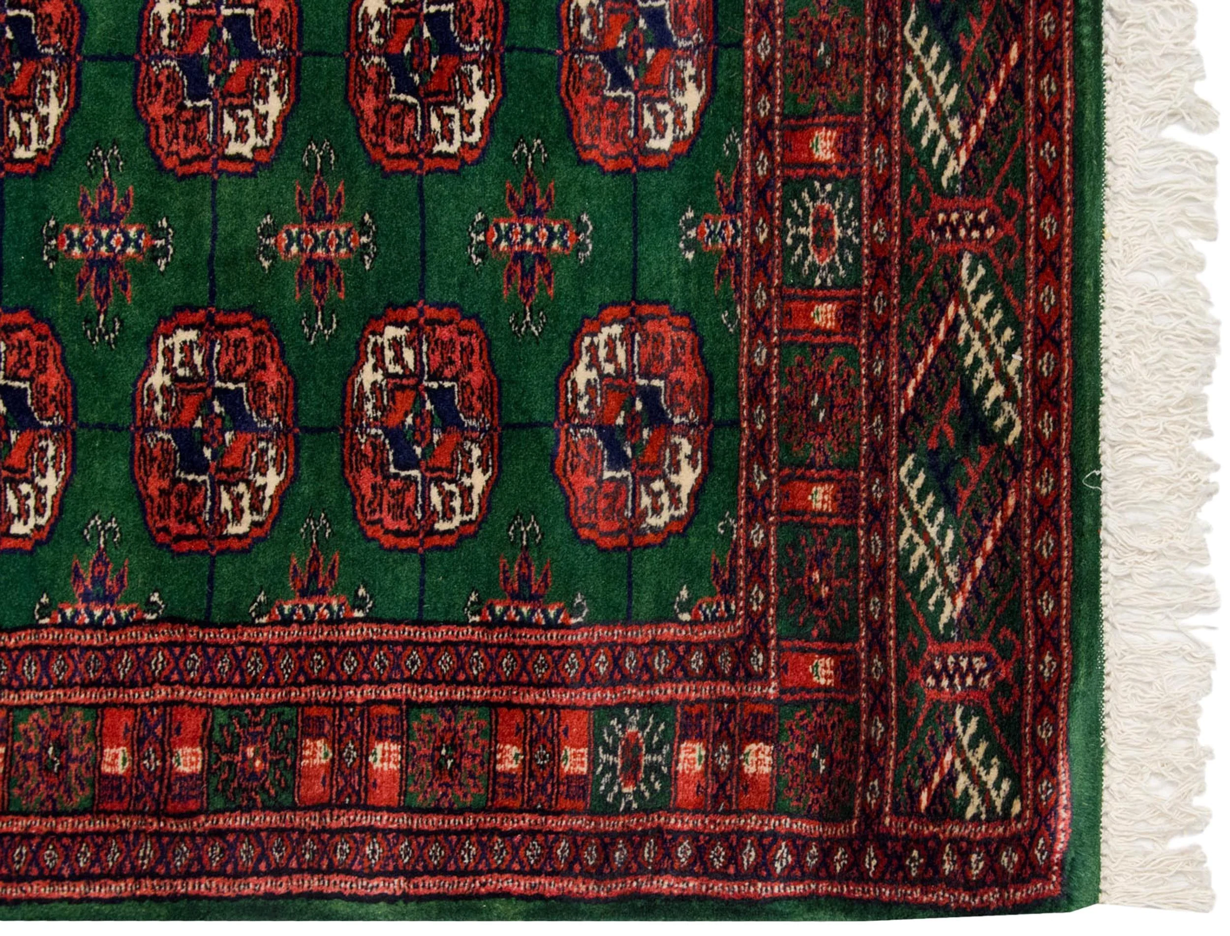 2.5x10 Vintage Fine Bokhara Rug Runner - Image 5