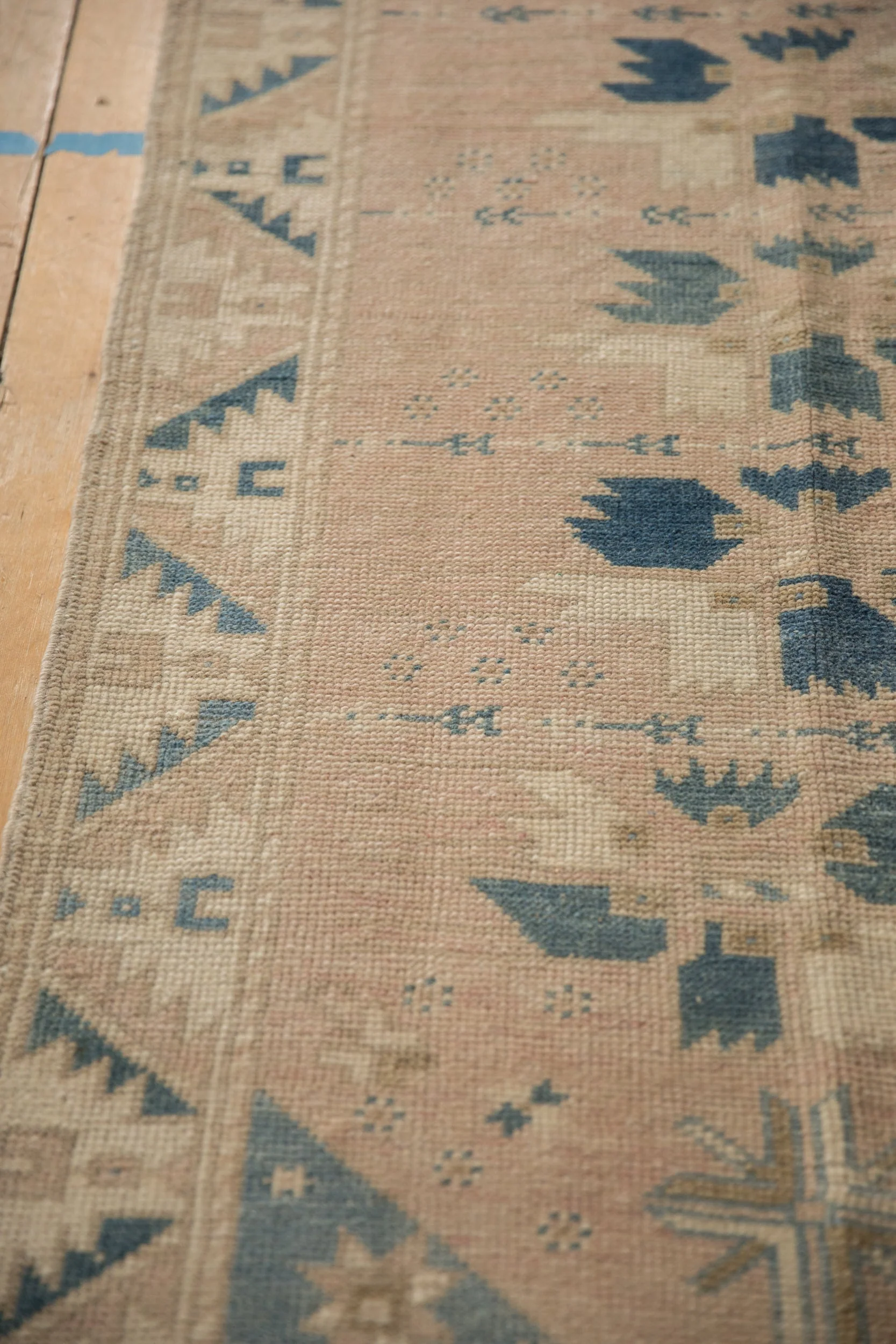 2.5x11.5 Vintage Distressed Oushak Rug Runner - Image 6