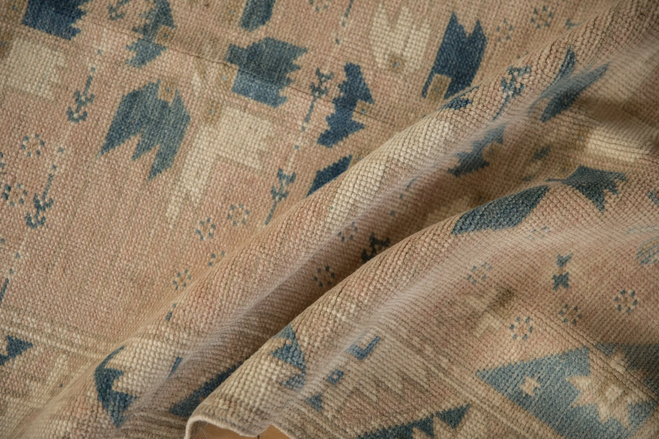 2.5x11.5 Vintage Distressed Oushak Rug Runner - Image 7