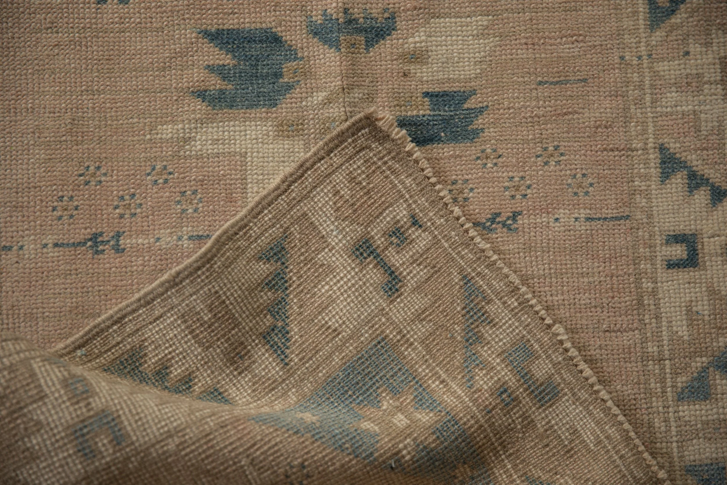 2.5x11.5 Vintage Distressed Oushak Rug Runner - Image 8
