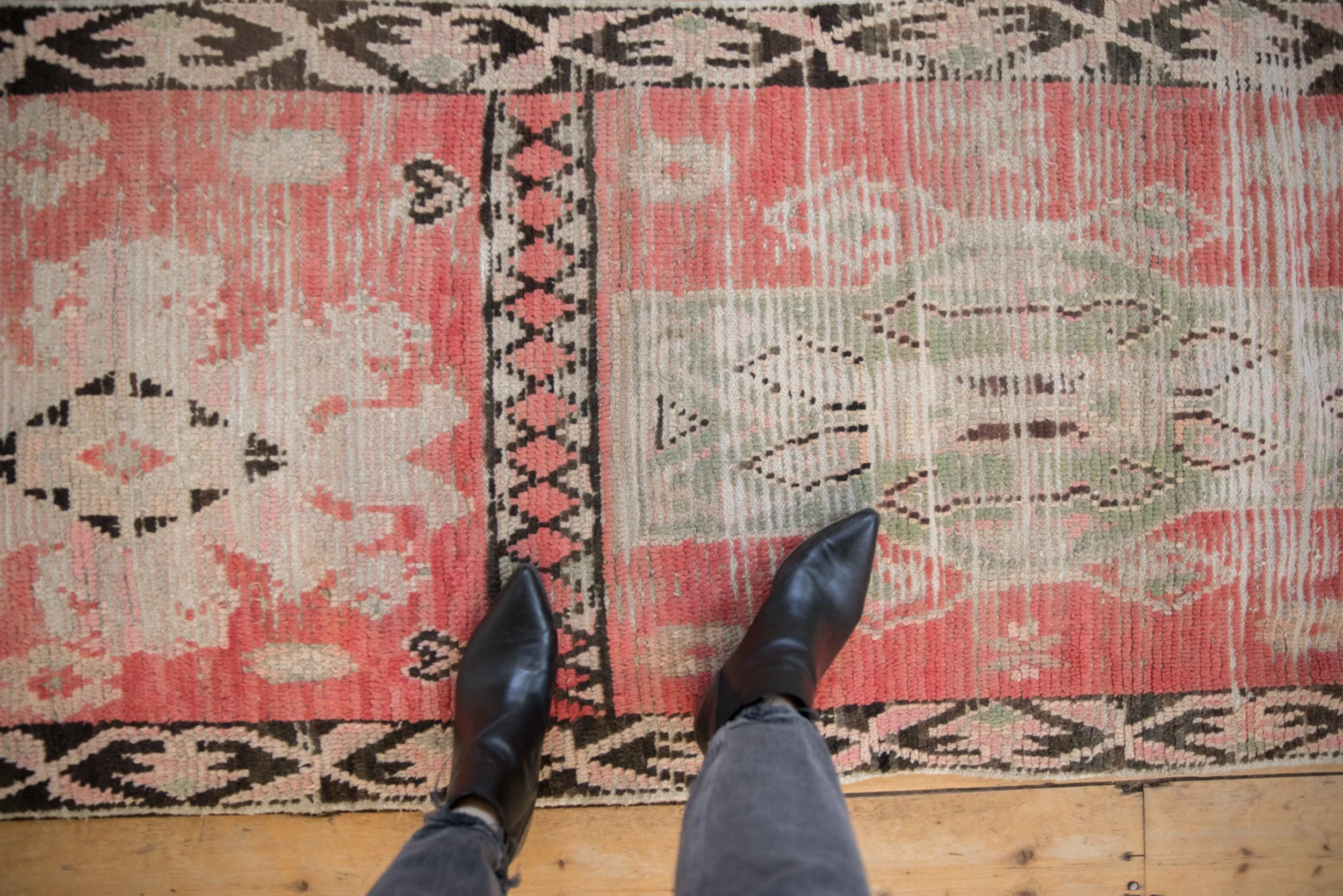 2.5x11.5 Vintage Moroccan Rug Runner - Image 2