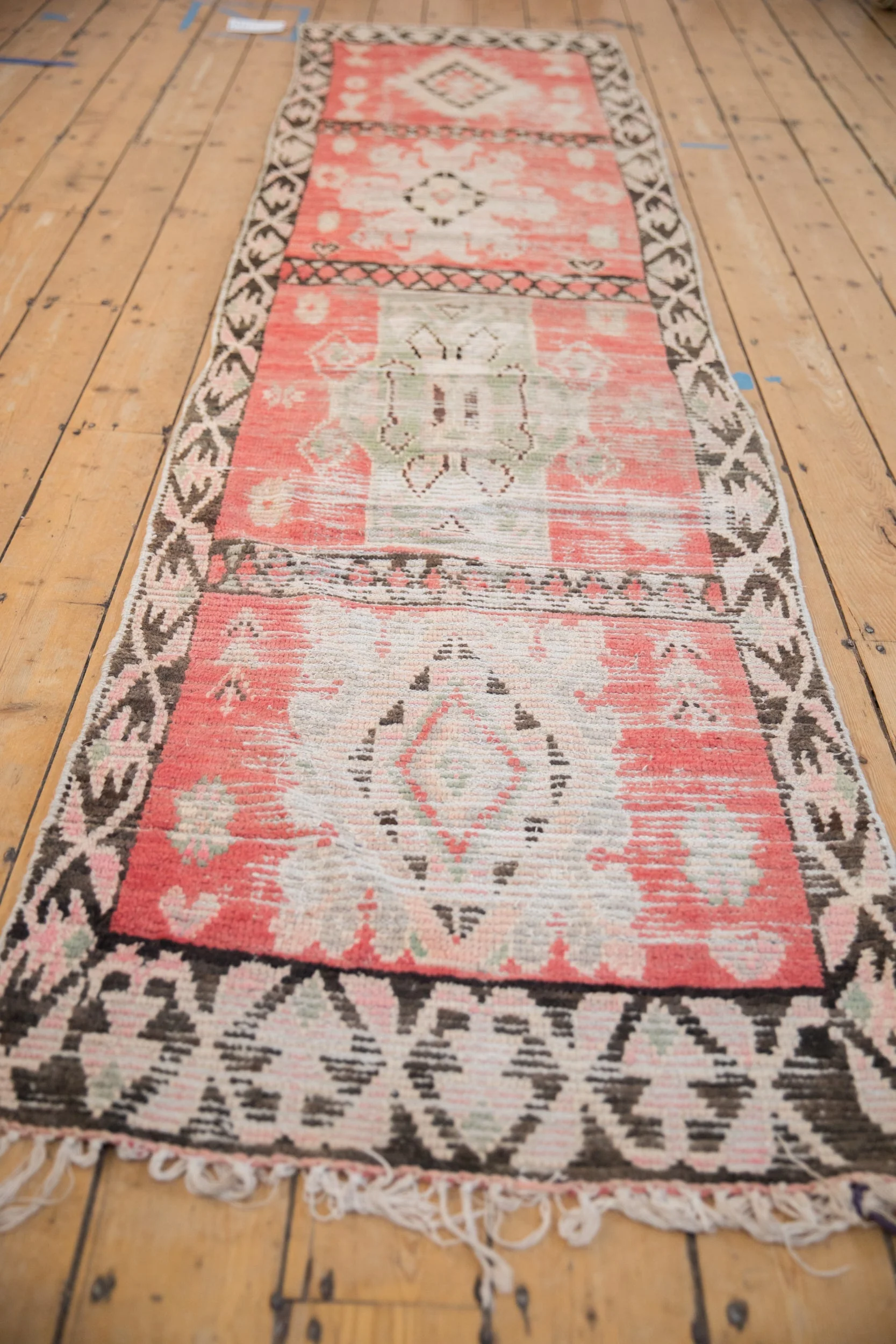 2.5x11.5 Vintage Moroccan Rug Runner - Image 4
