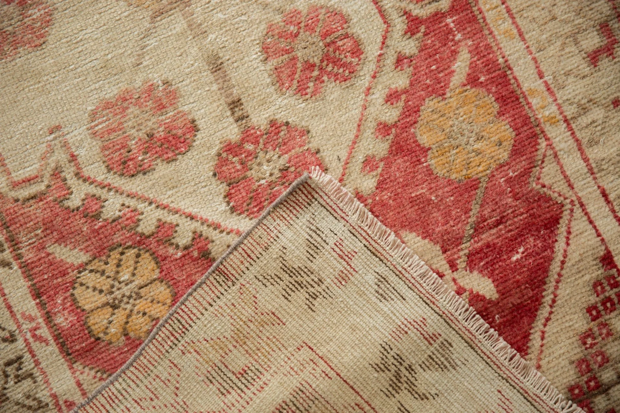 2.5x11 Vintage Distressed Oushak Rug Runner - Image 11