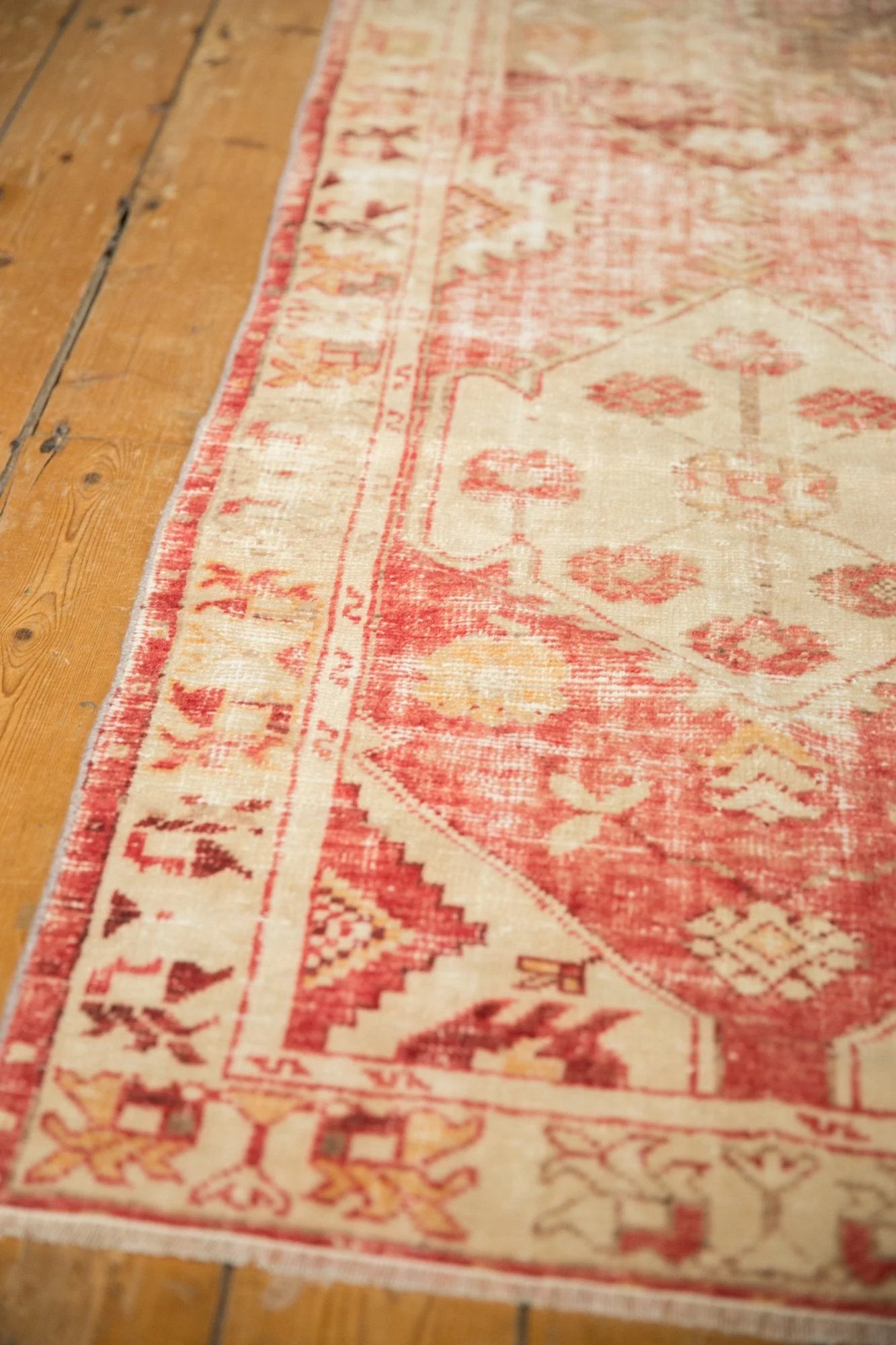 2.5x11 Vintage Distressed Oushak Rug Runner - Image 4