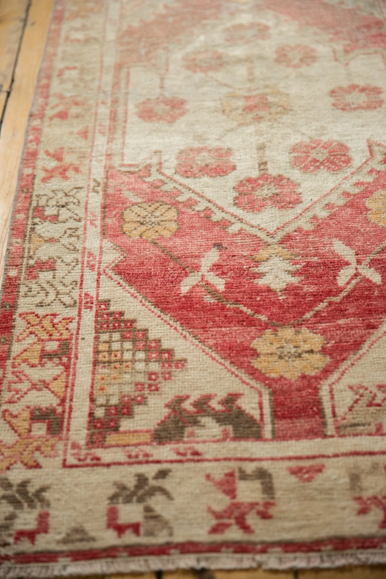 2.5x11 Vintage Distressed Oushak Rug Runner - Image 8