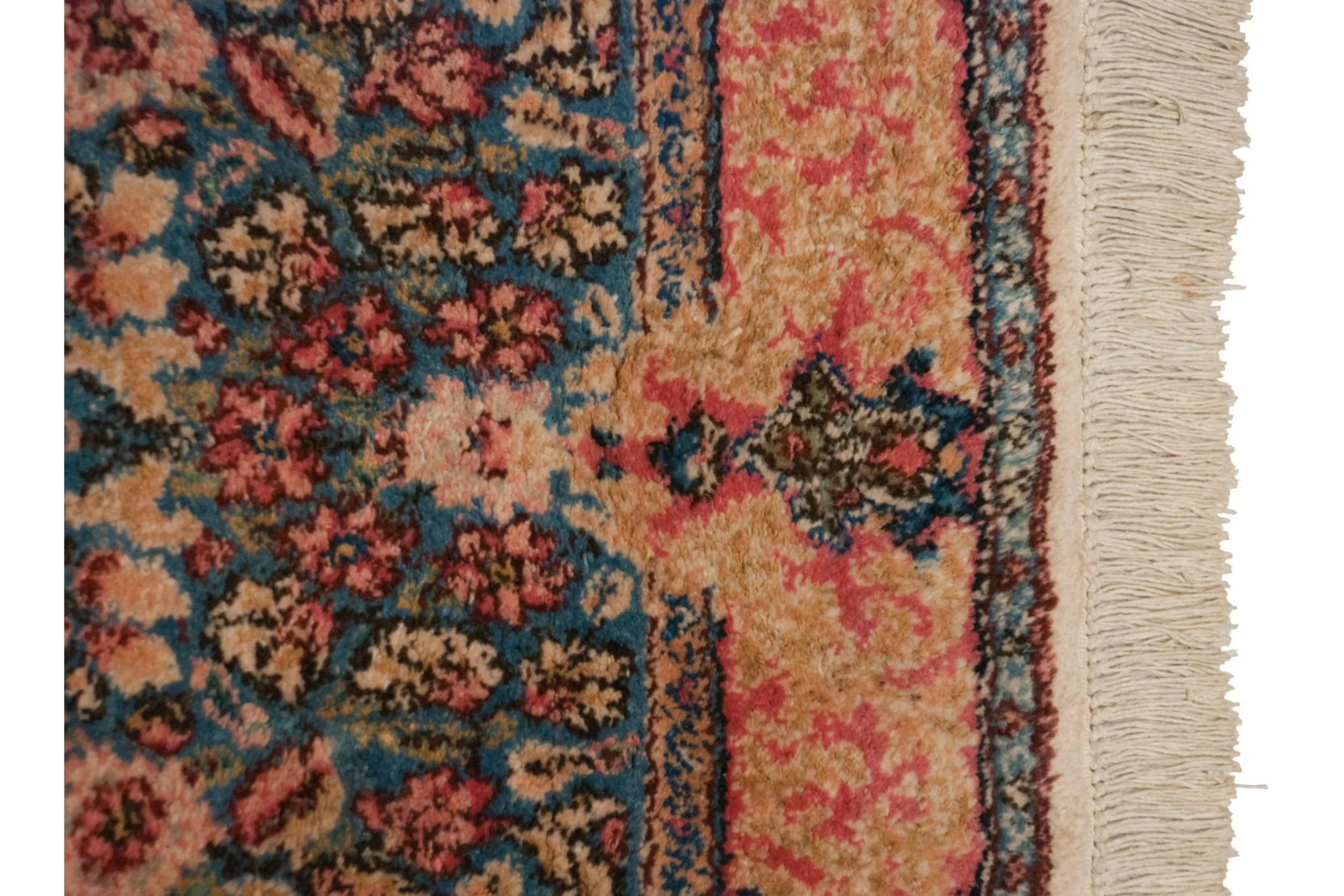 2.5x11 Vintage Kerman Rug Runner - Image 10