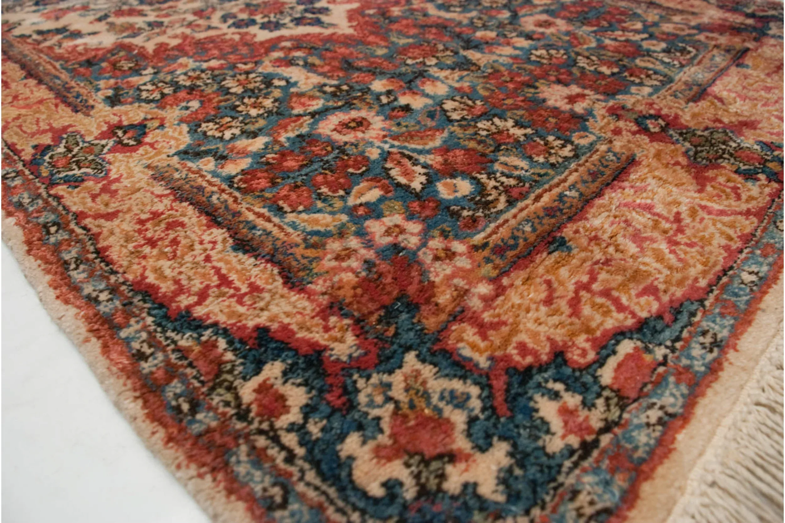 2.5x11 Vintage Kerman Rug Runner - Image 5