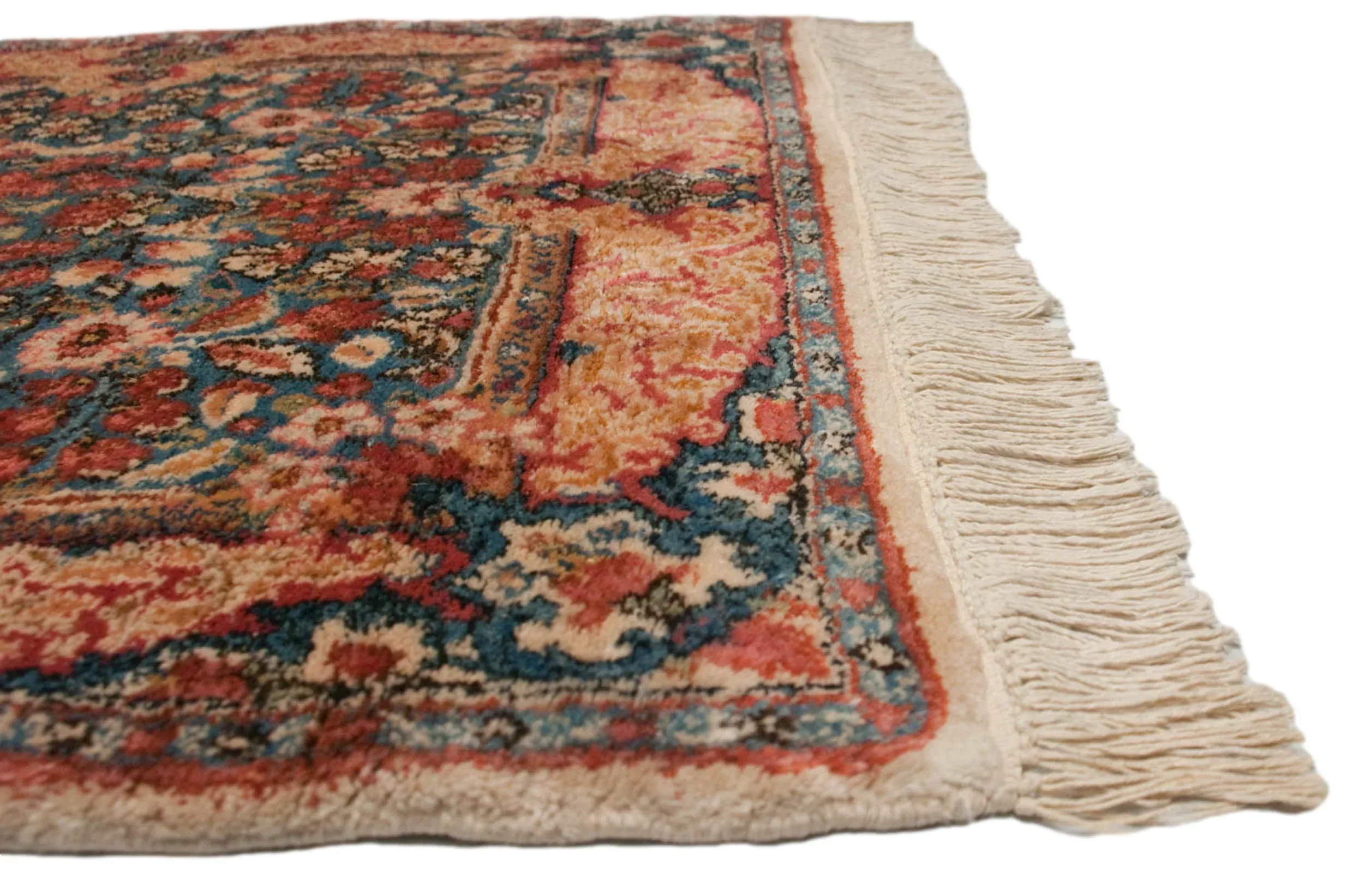 2.5x11 Vintage Kerman Rug Runner - Image 7