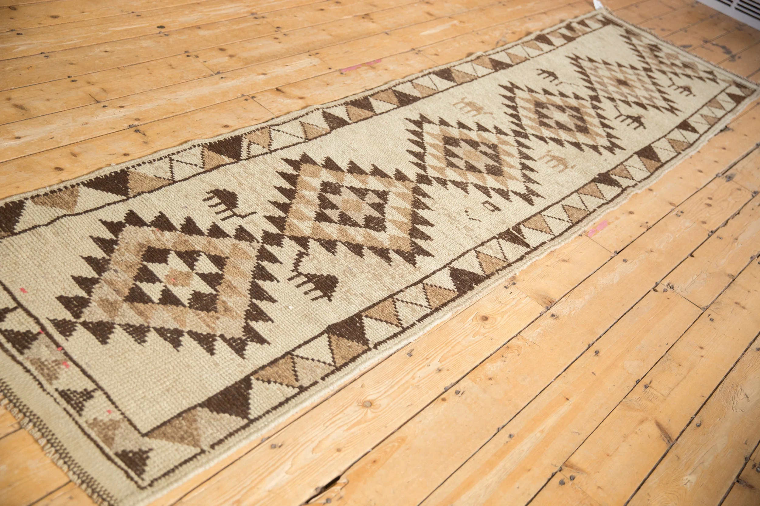 2.5x11 Vintage Kurd Rug Runner - Image 6