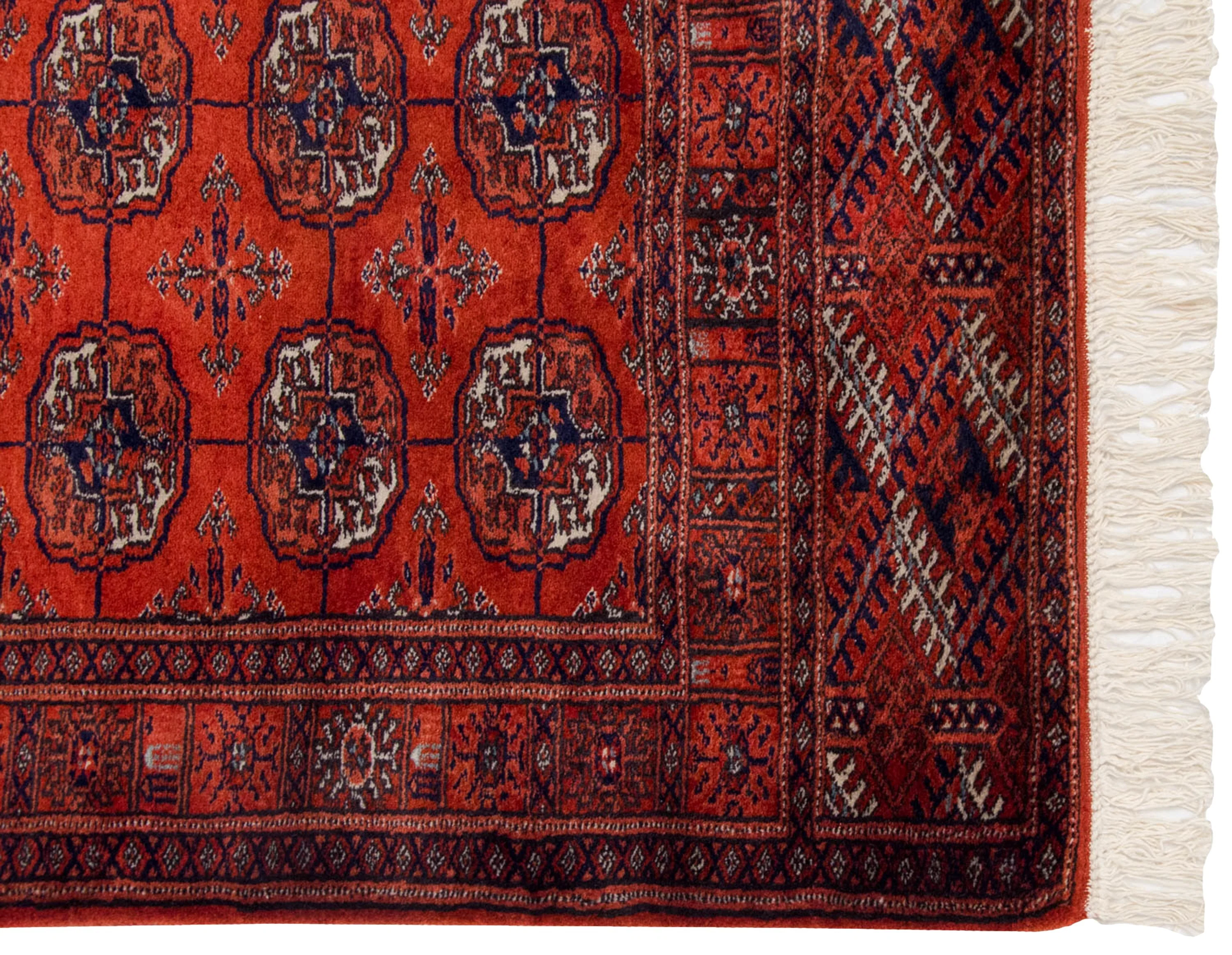 2.5x12.5 Vintage Fine Bokhara Rug Runner - Image 5