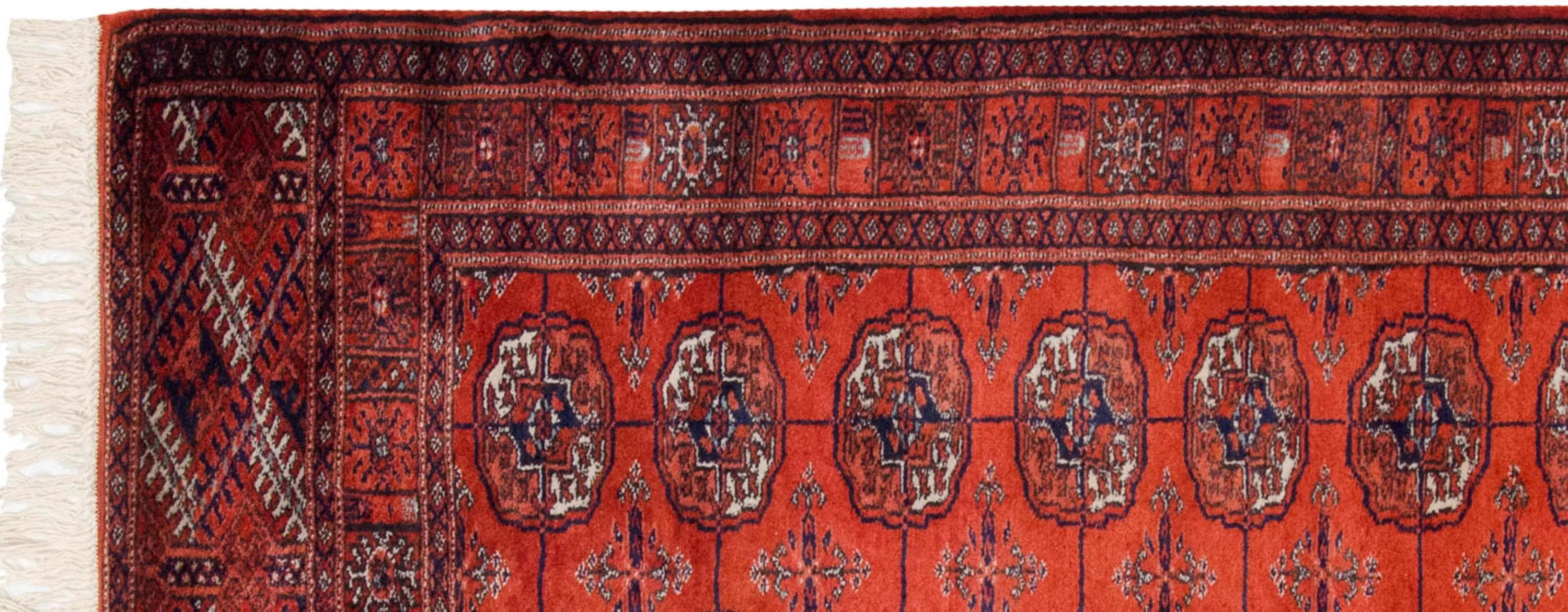 2.5x12.5 Vintage Fine Bokhara Rug Runner - Image 6