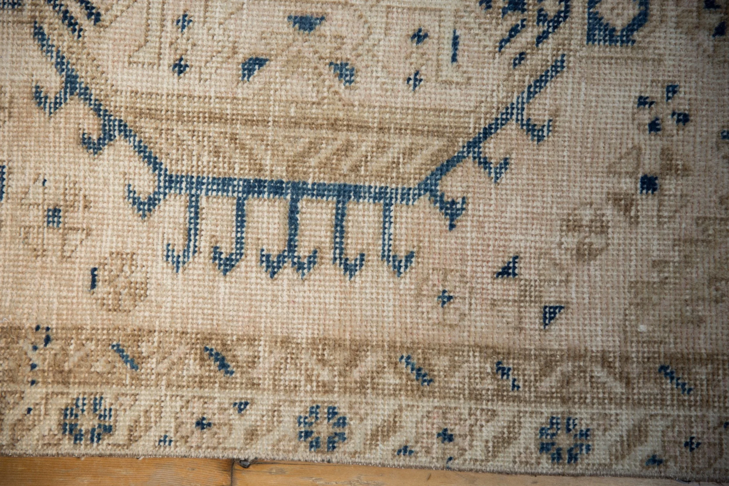 2.5x12 Vintage Distressed Fragment Karaja Rug Runner - Image 10