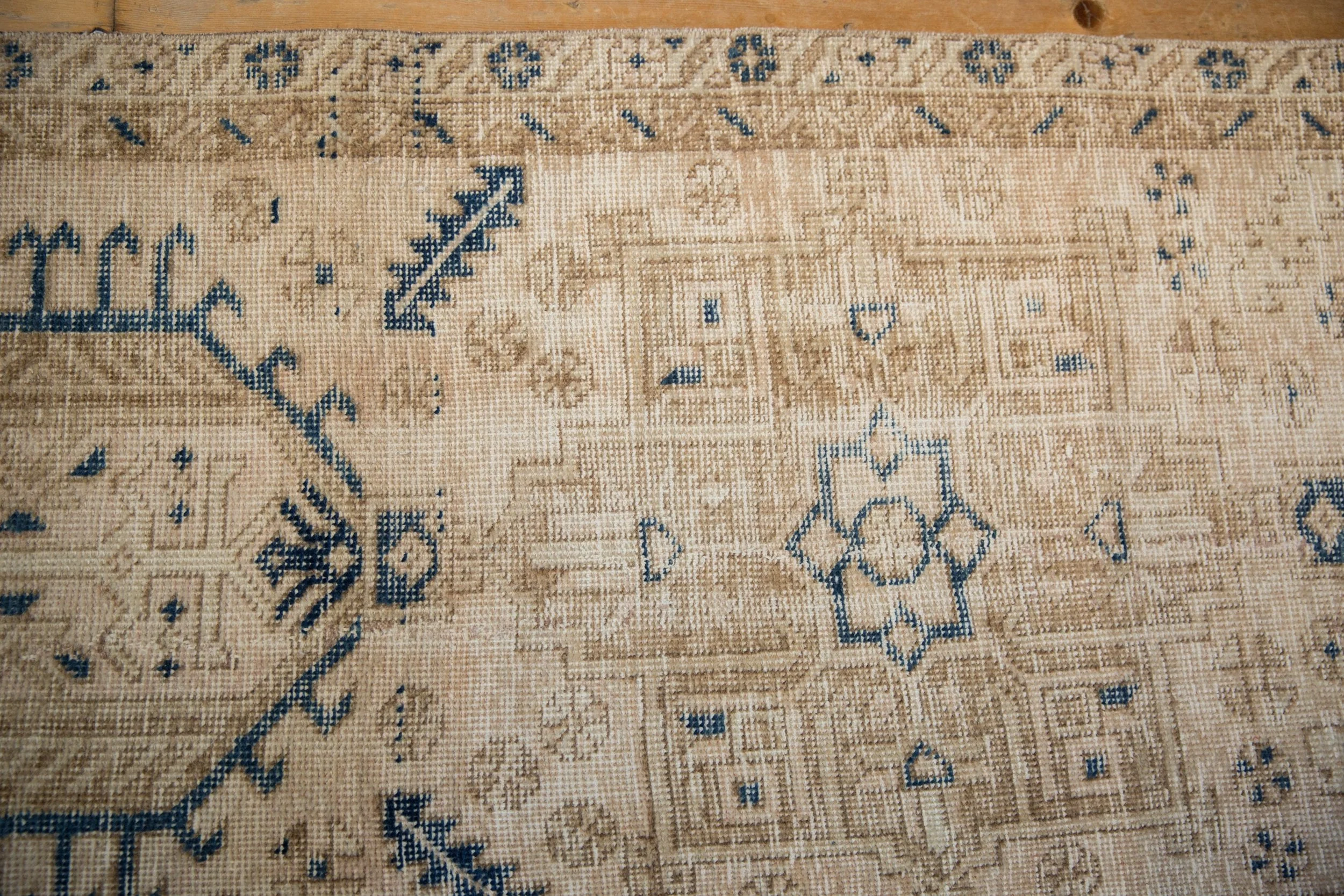 2.5x12 Vintage Distressed Fragment Karaja Rug Runner - Image 8