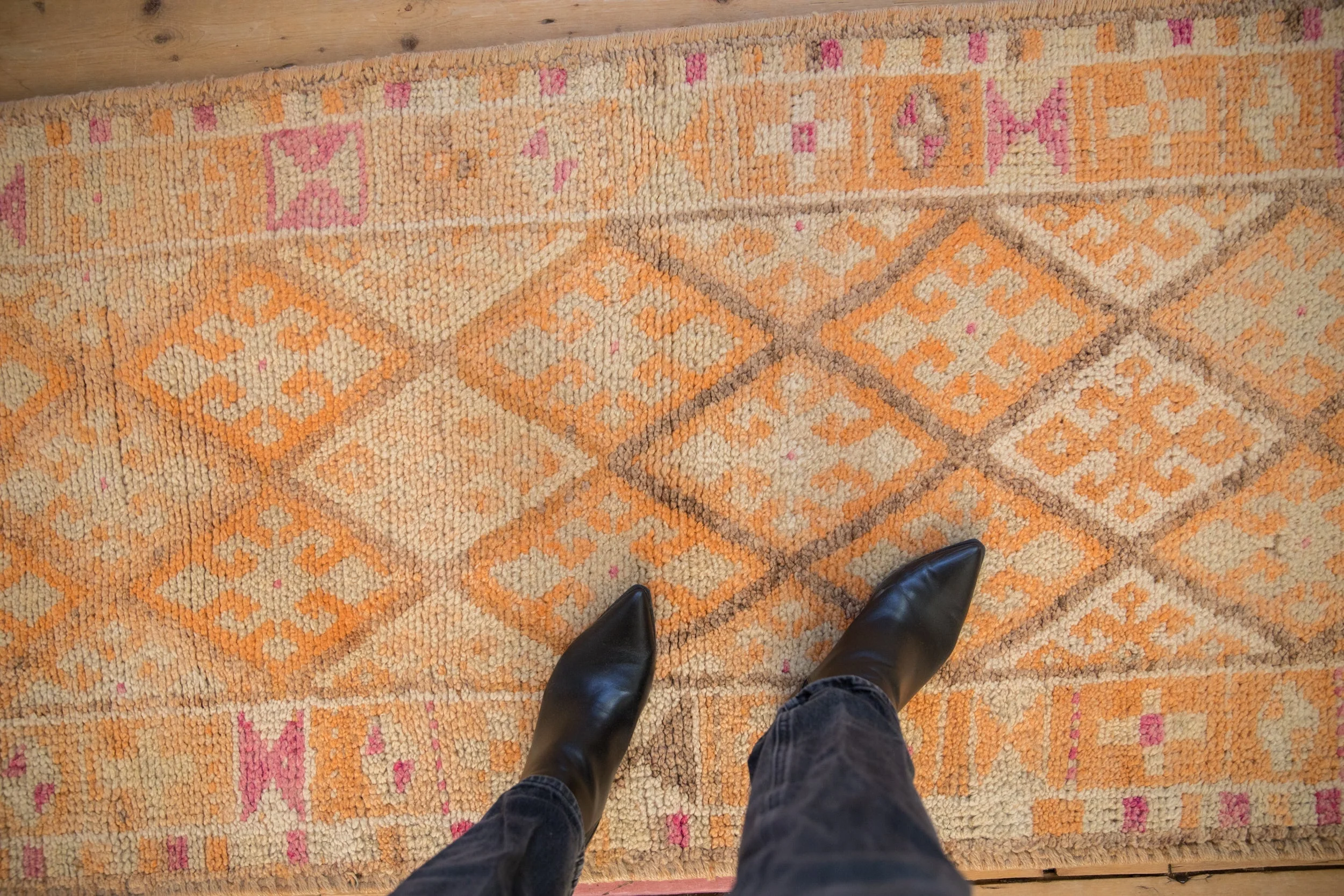 2.5x12 Vintage Distressed Kurd Rug Runner - Image 2