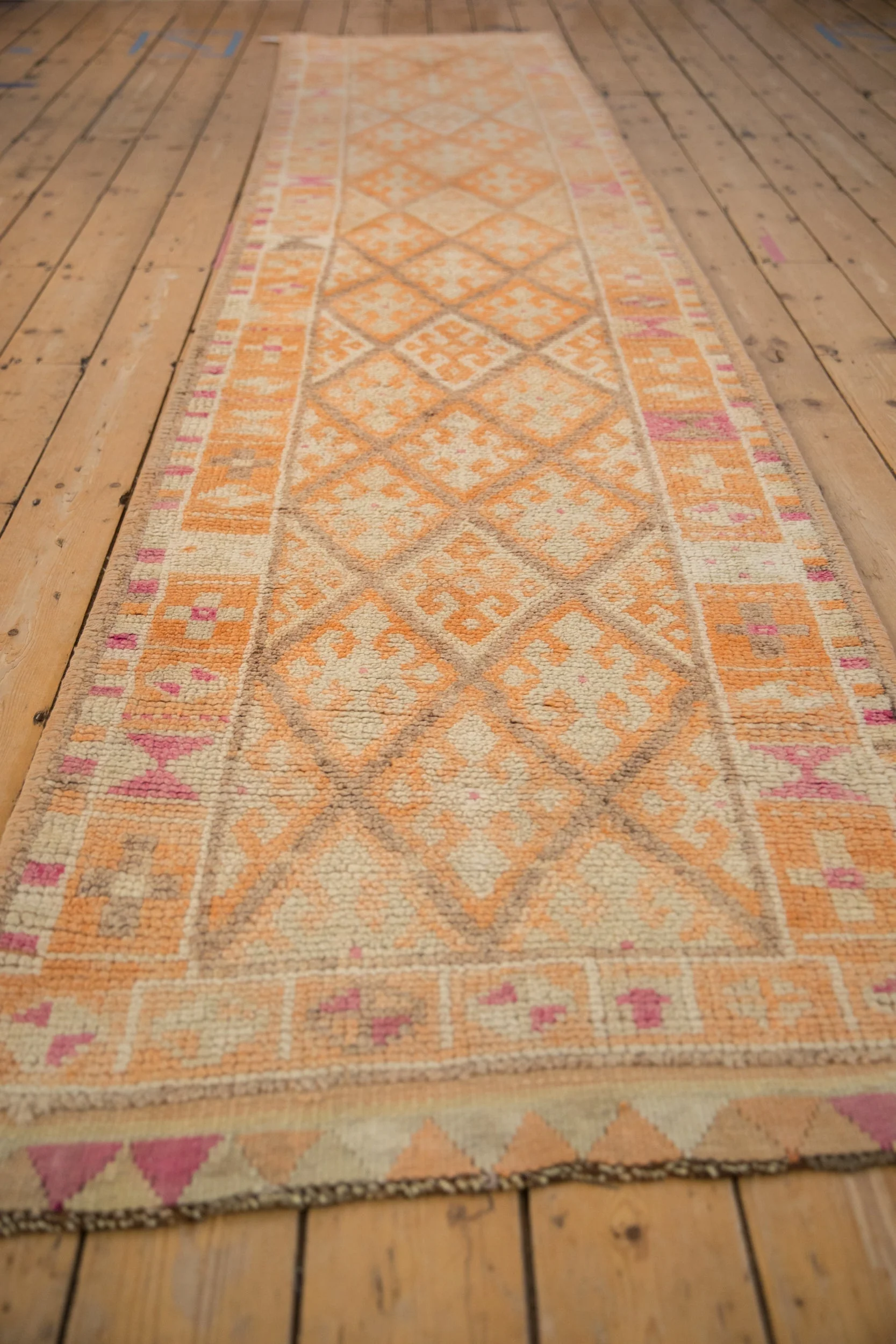 2.5x12 Vintage Distressed Kurd Rug Runner - Image 4