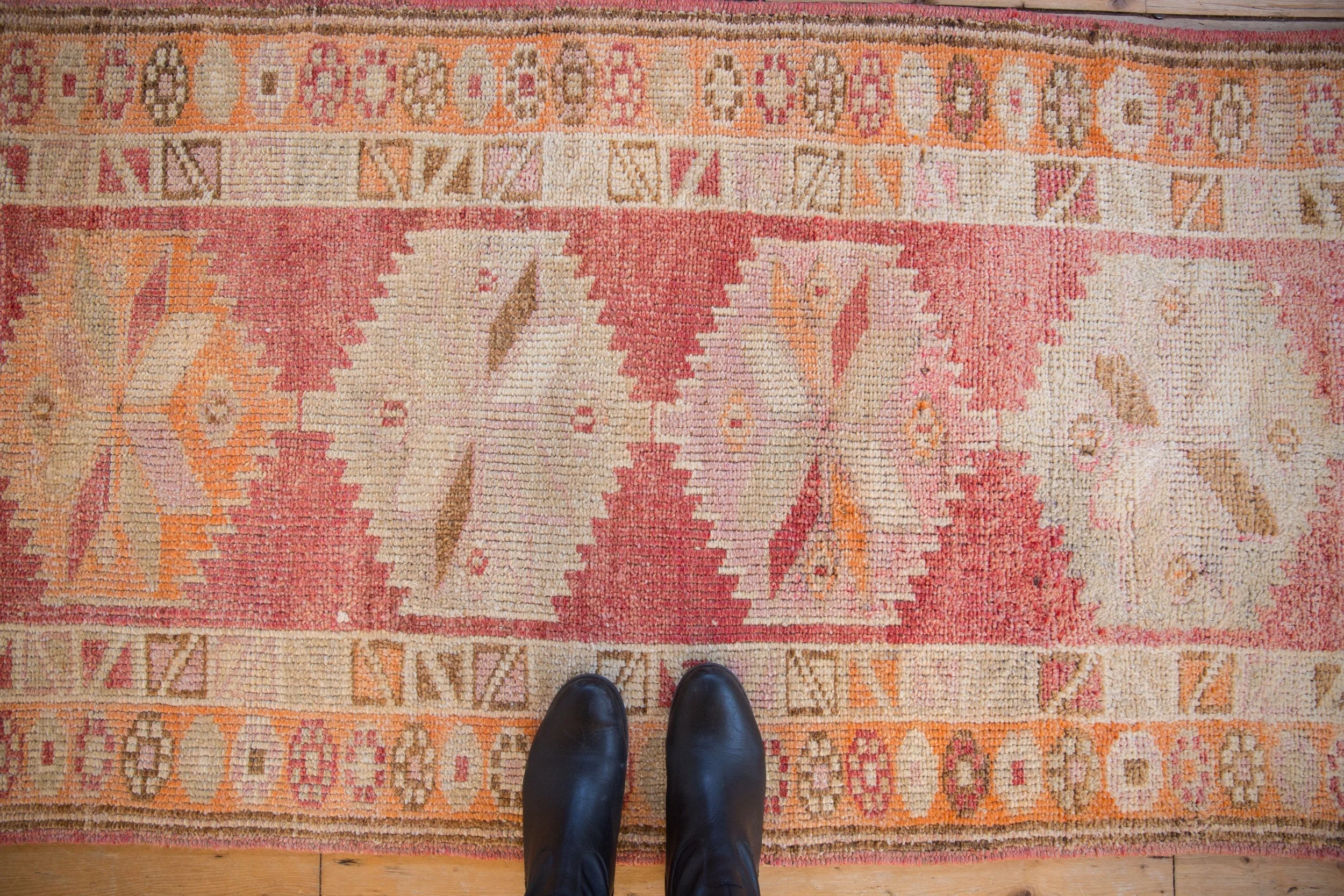 2.5x12 Vintage Distressed Kurd Rug Runner - Image 2