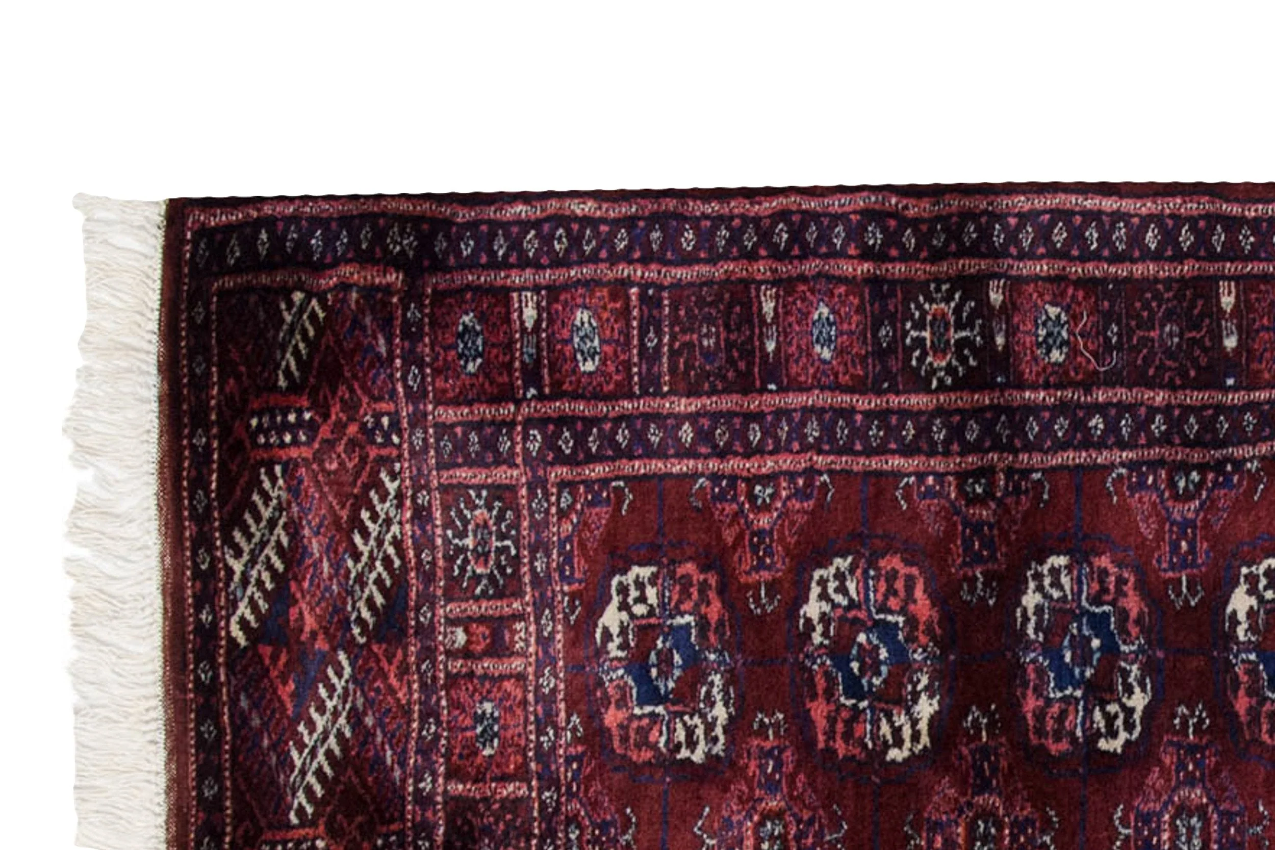2.5x12 Vintage Fine Bokhara Rug Runner - Image 2