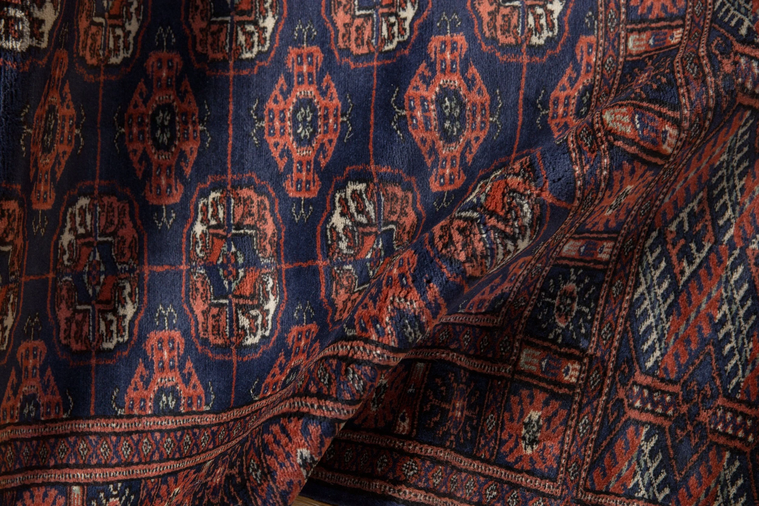 2.5x12 Vintage Fine Bokhara Rug Runner - Image 10