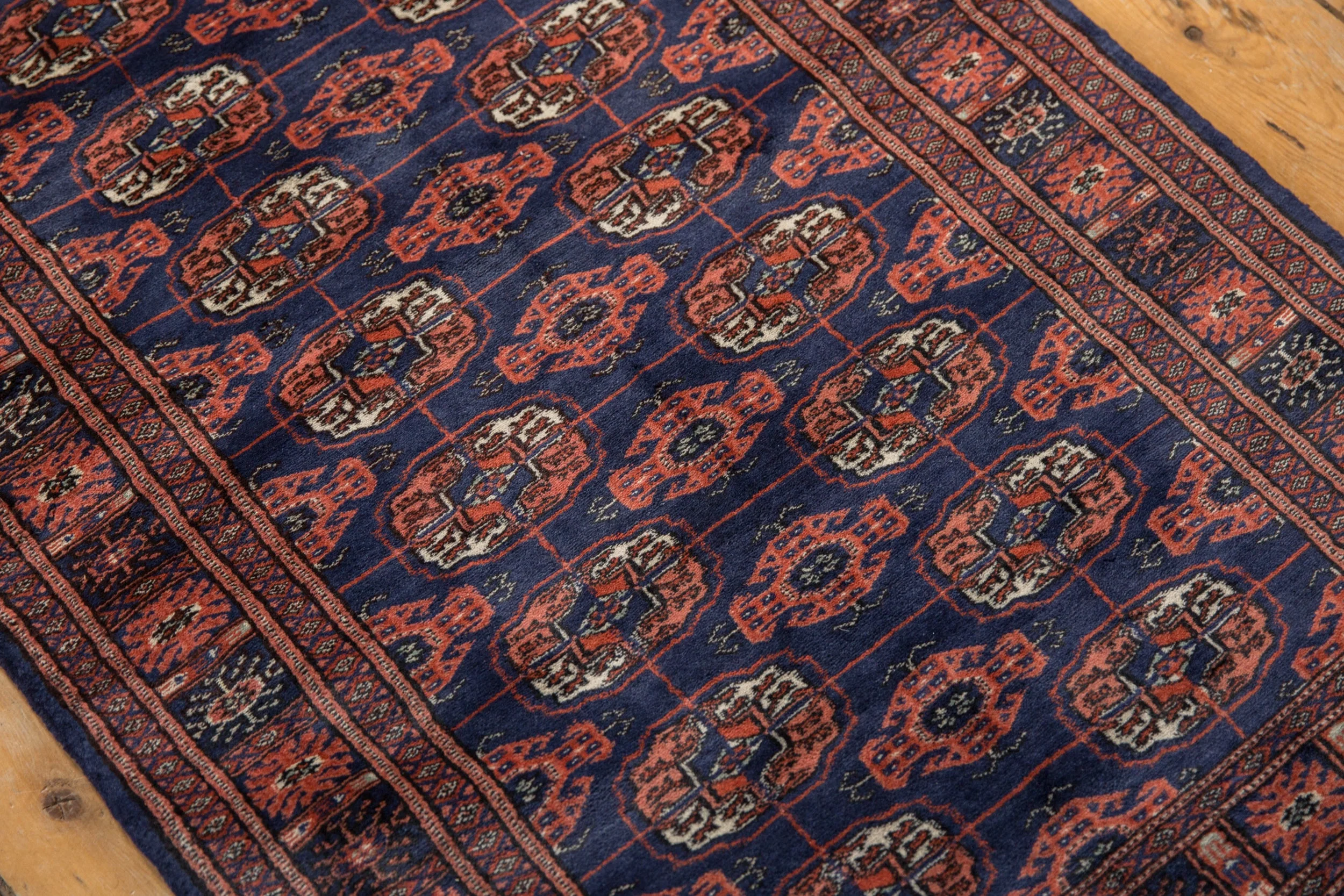 2.5x12 Vintage Fine Bokhara Rug Runner - Image 9