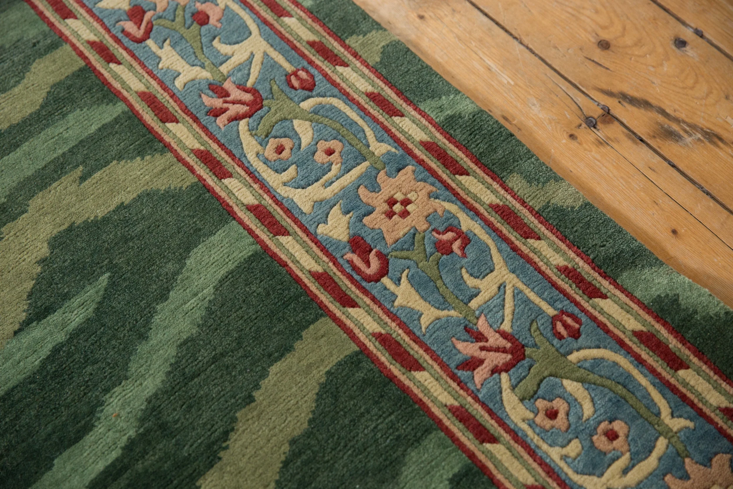 2.5x12 Vintage Indian Arts And Crafts Design Rug Runner - Image 10
