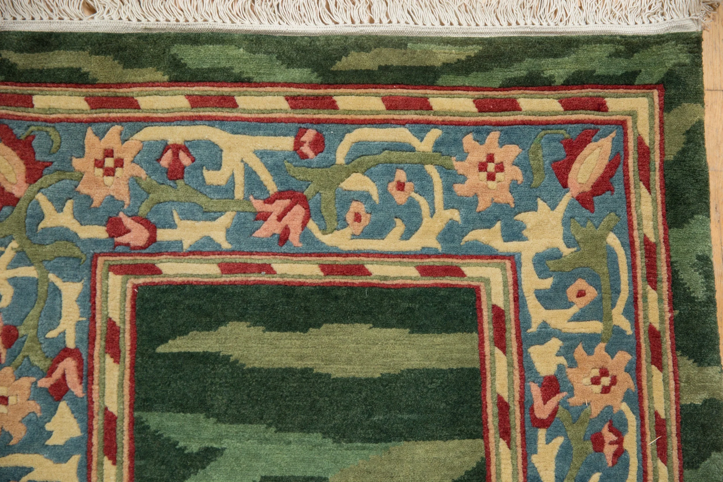 2.5x12 Vintage Indian Arts And Crafts Design Rug Runner - Image 3