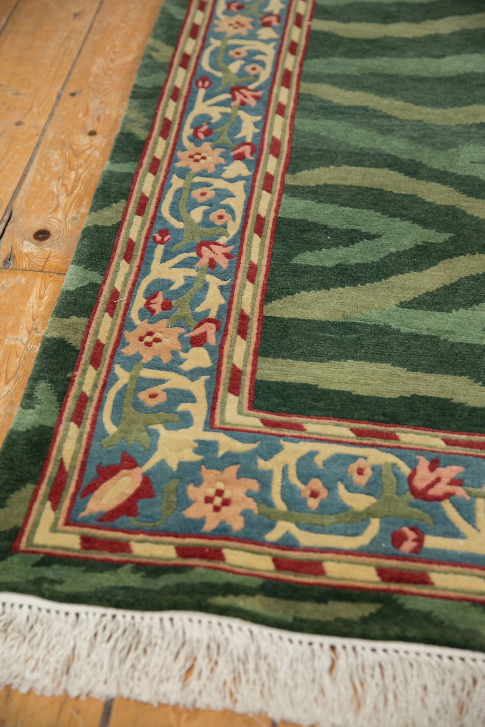 2.5x12 Vintage Indian Arts And Crafts Design Rug Runner - Image 5