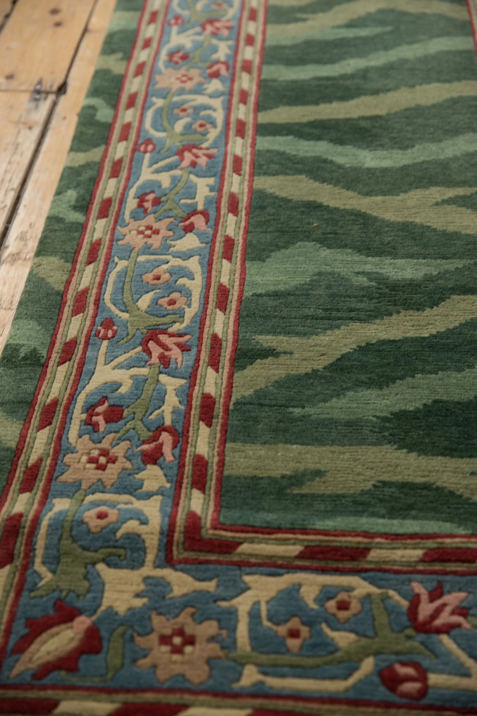 2.5x12 Vintage Indian Arts And Crafts Design Rug Runner - Image 8