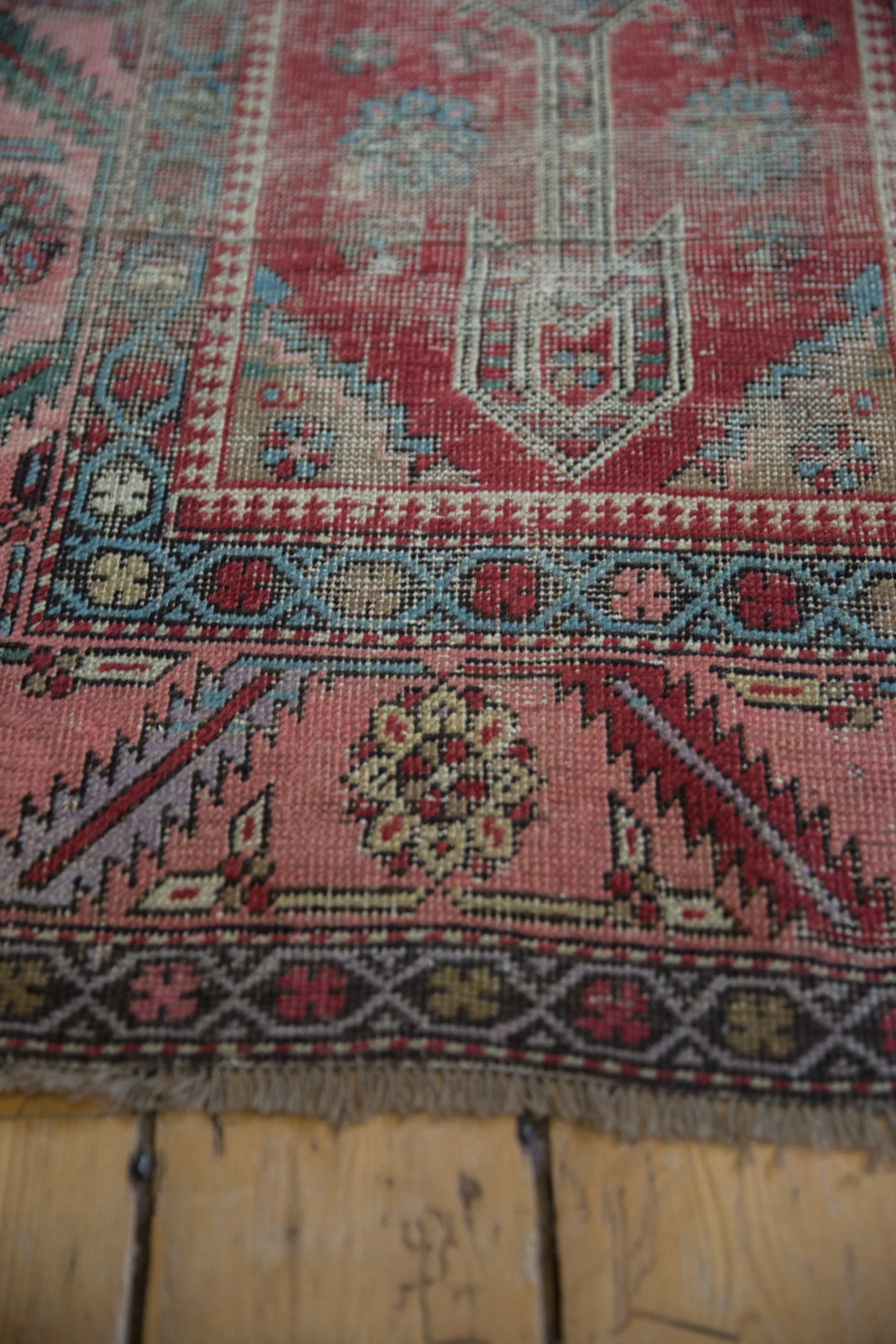 2.5x13.5 Antique Karabagh Rug Runner - Image 4