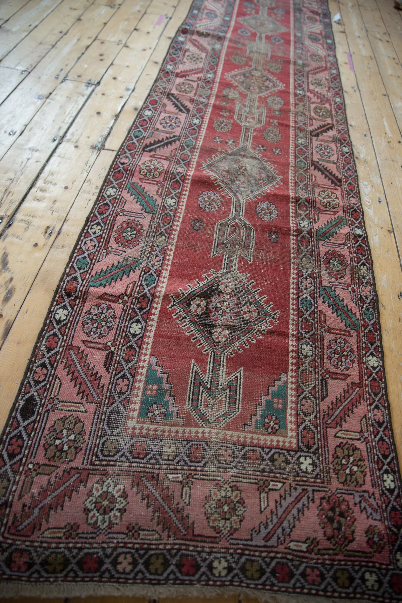 2.5x13.5 Antique Karabagh Rug Runner - Image 7