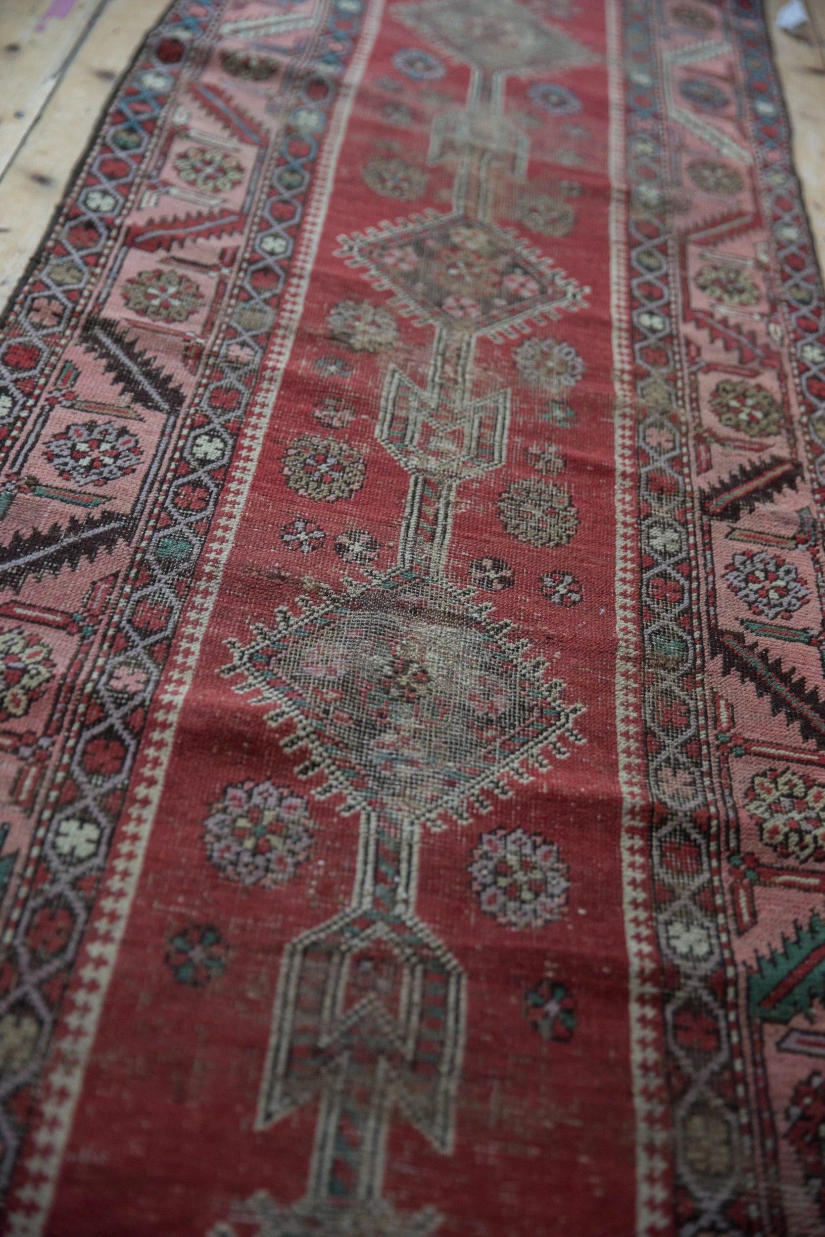 2.5x13.5 Antique Karabagh Rug Runner - Image 8