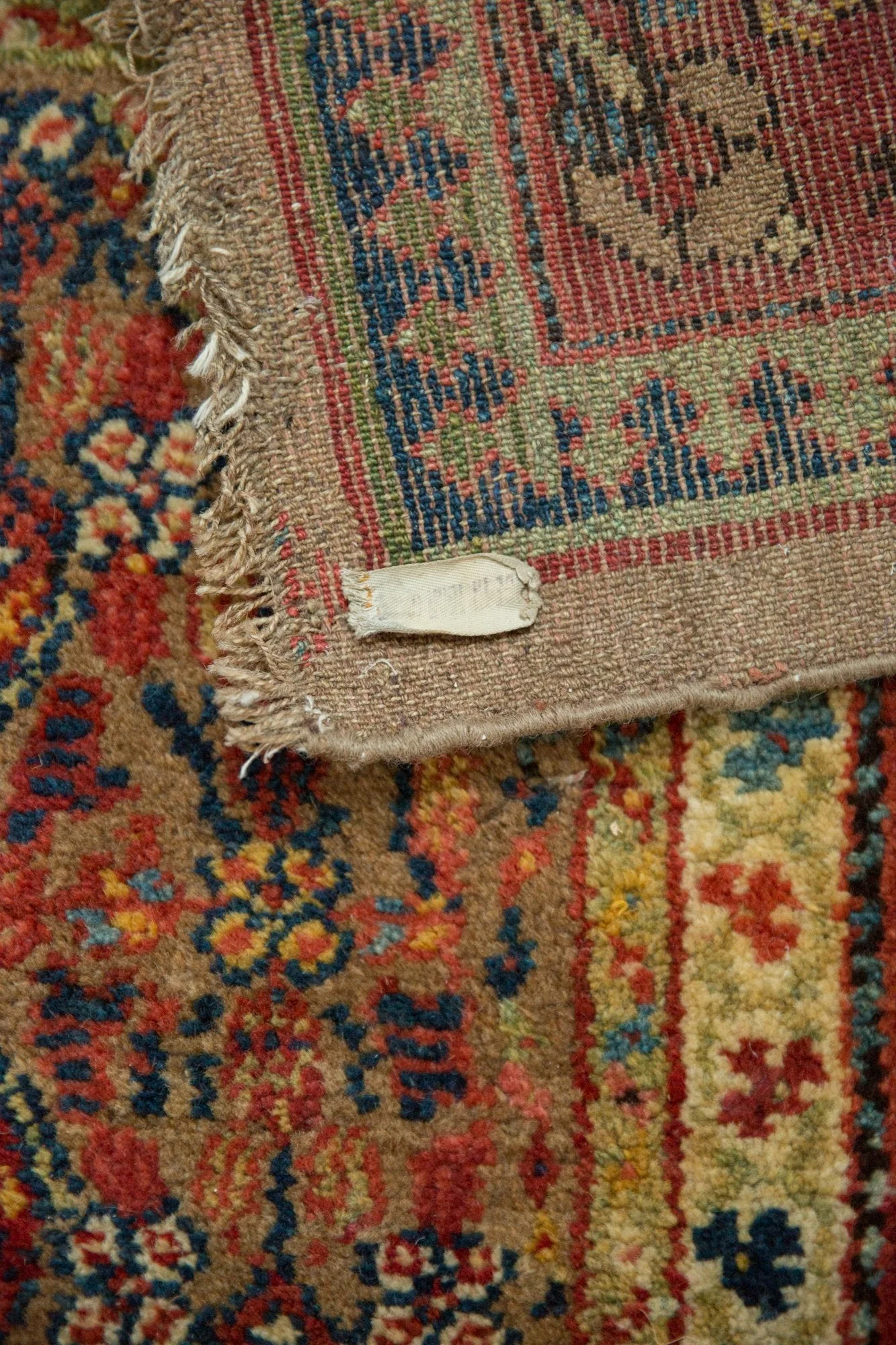 2.5x13.5 Antique Serab Rug Runner - Image 10