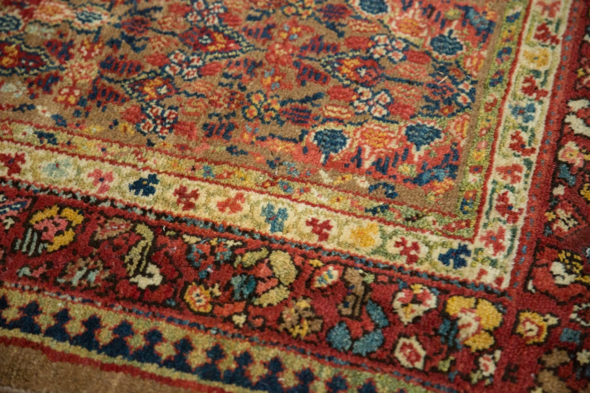2.5x13.5 Antique Serab Rug Runner - Image 11