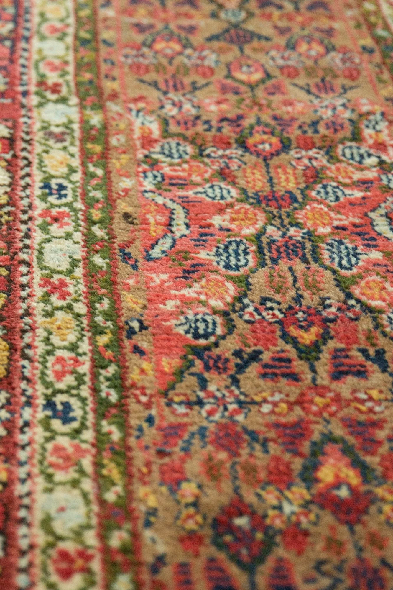 2.5x13.5 Antique Serab Rug Runner - Image 5