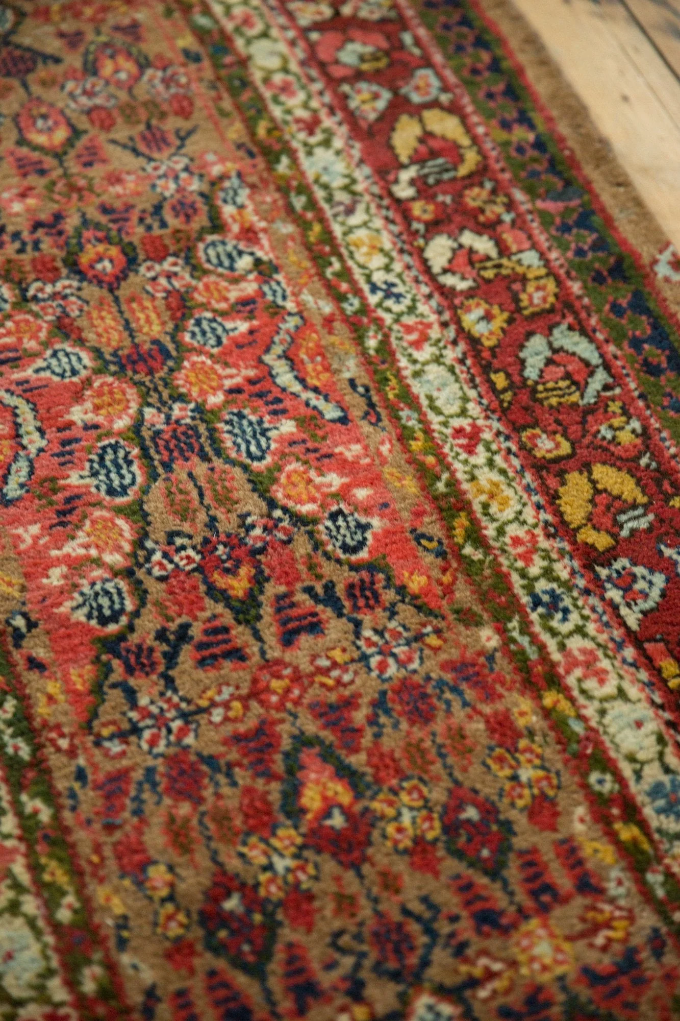 2.5x13.5 Antique Serab Rug Runner - Image 6