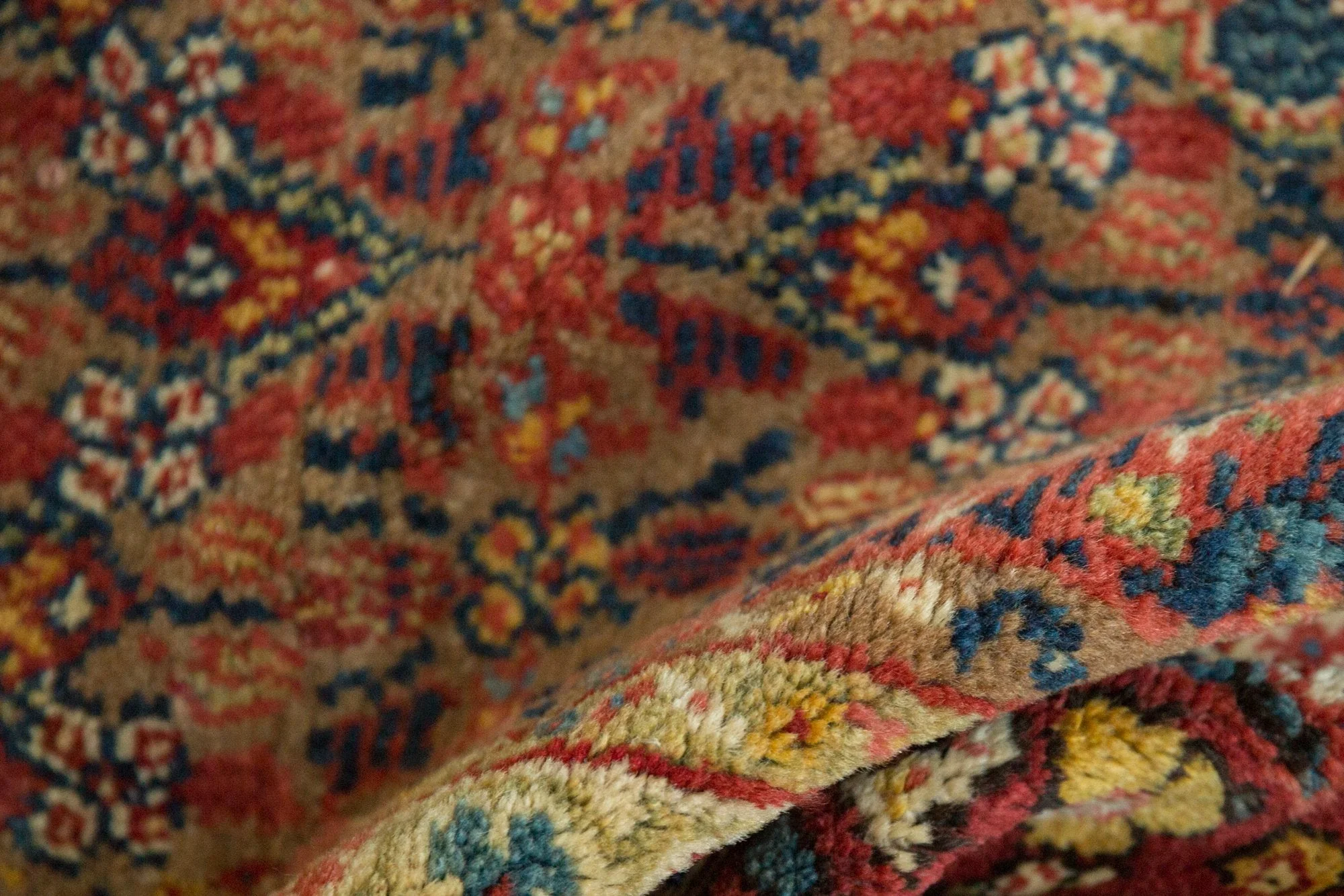2.5x13.5 Antique Serab Rug Runner - Image 9
