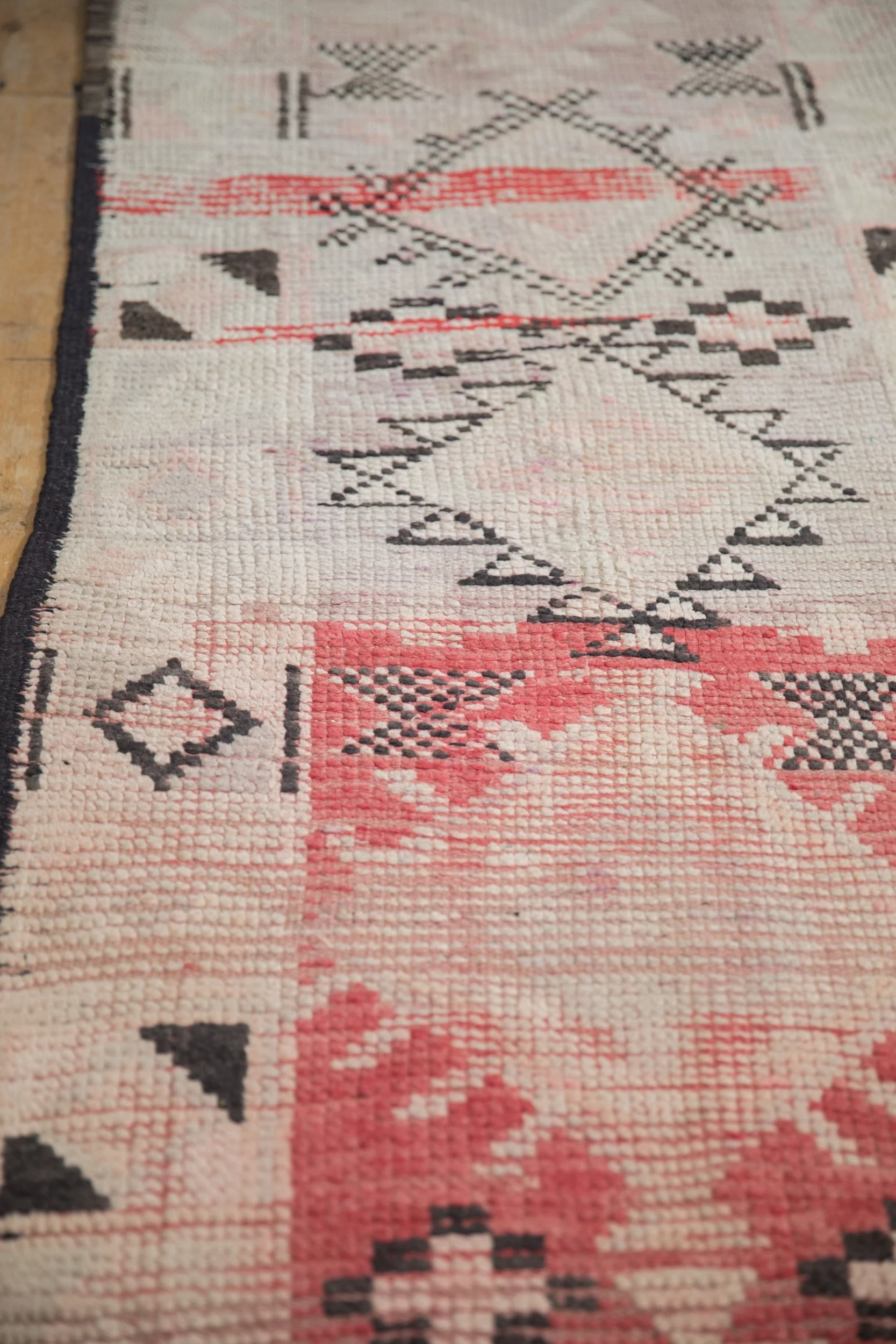 2.5x13 Vintage Distressed Moroccan Rug Runner - Image 5