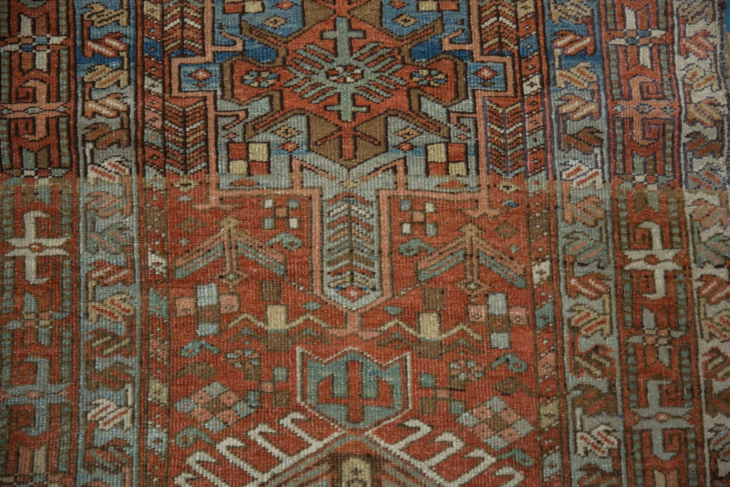 2.5x14 Vintage Fine Distressed Karaja Rug Runner - Image 3