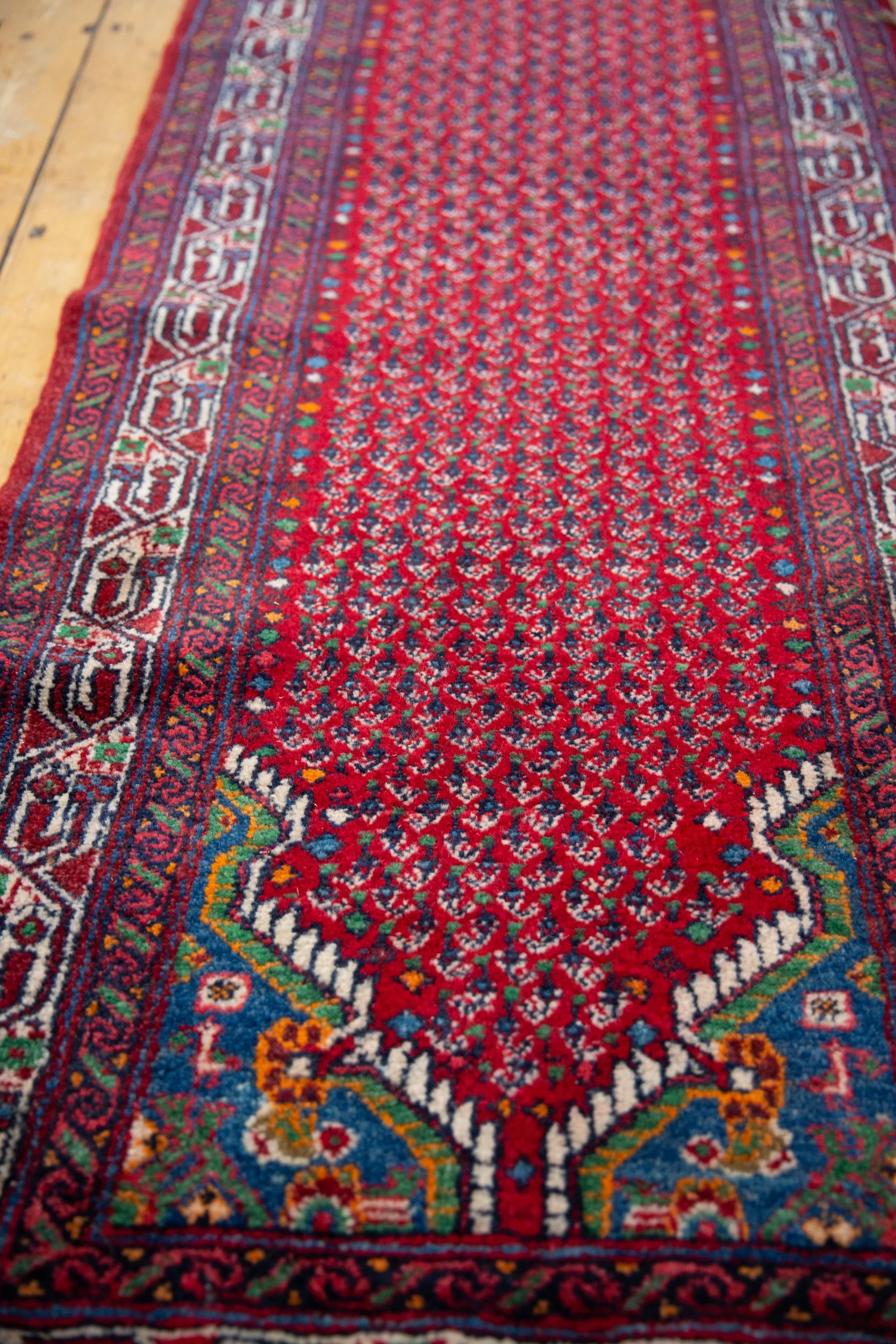 2.5x17 Vintage Tajabad Rug Runner - Image 4