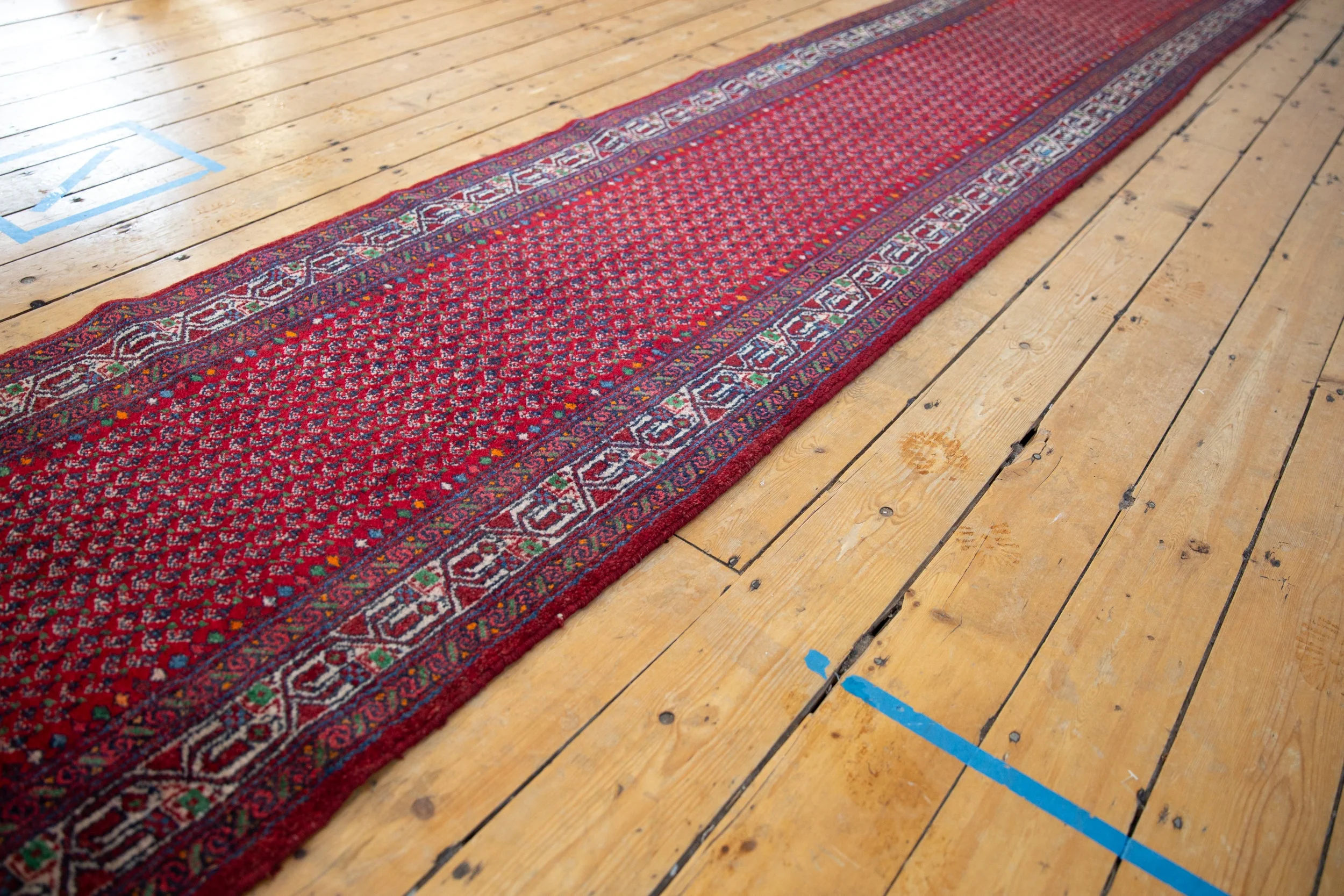 2.5x17 Vintage Tajabad Rug Runner - Image 6