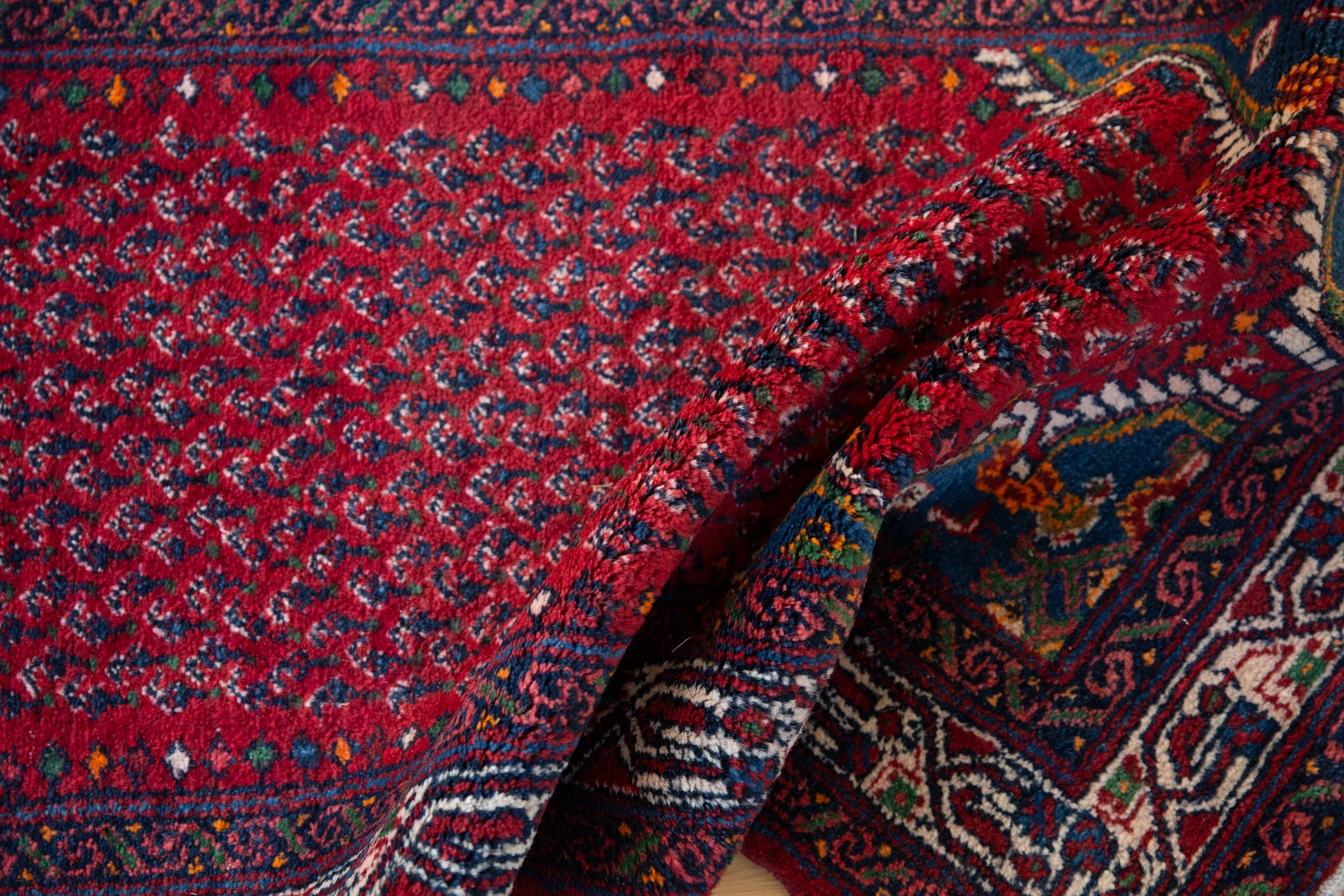 2.5x17 Vintage Tajabad Rug Runner - Image 9