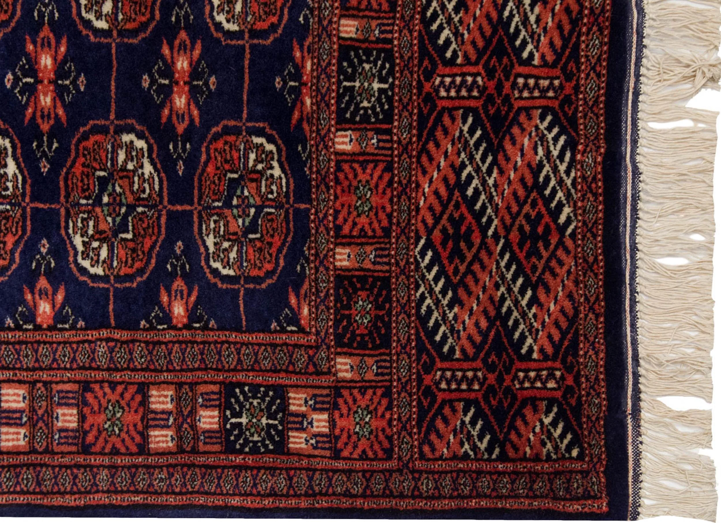 2.5x19.5 Vintage Fine Bokhara Rug Runner - Image 5