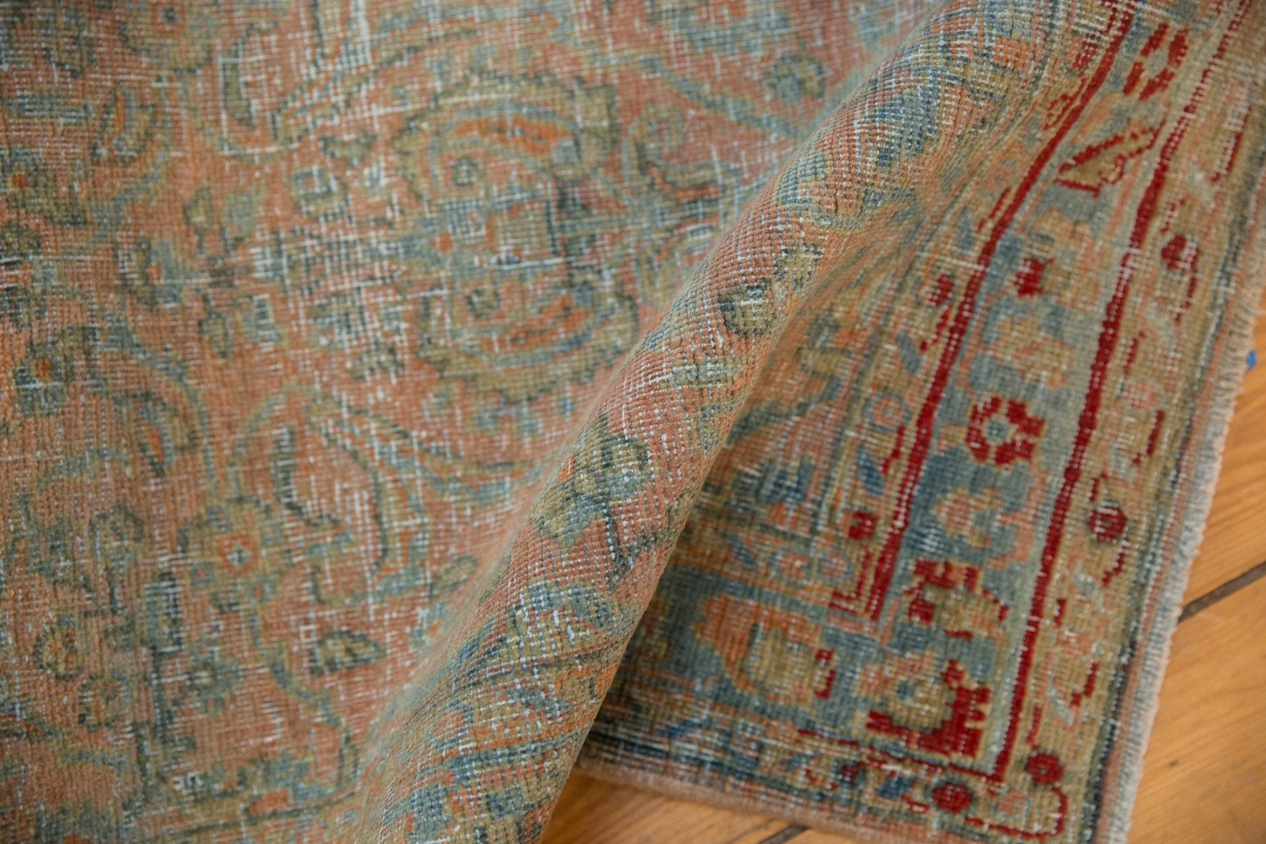 2.5x19 Vintage Distressed Sarouk Rug Runner - Image 11