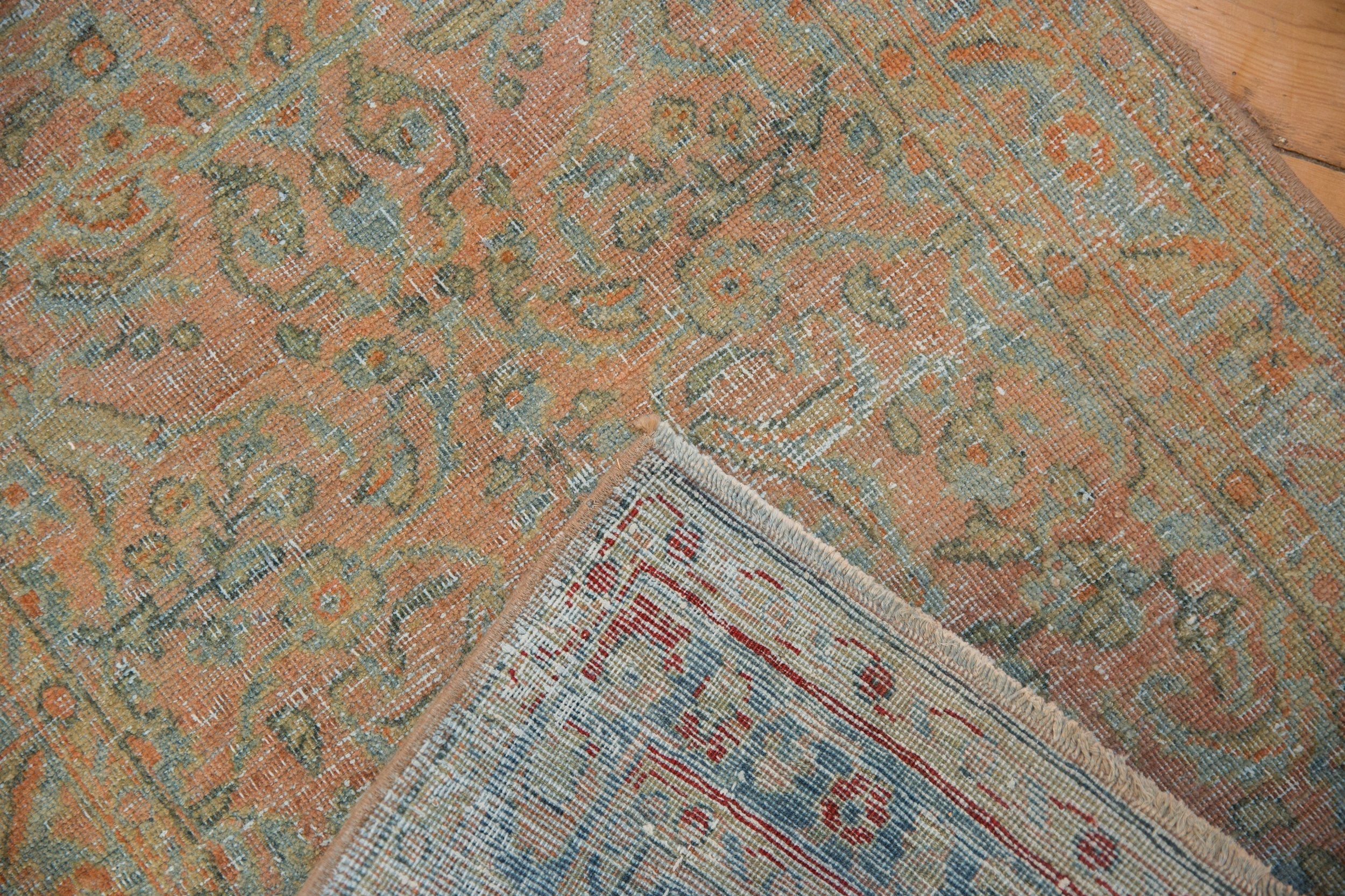 2.5x19 Vintage Distressed Sarouk Rug Runner - Image 12