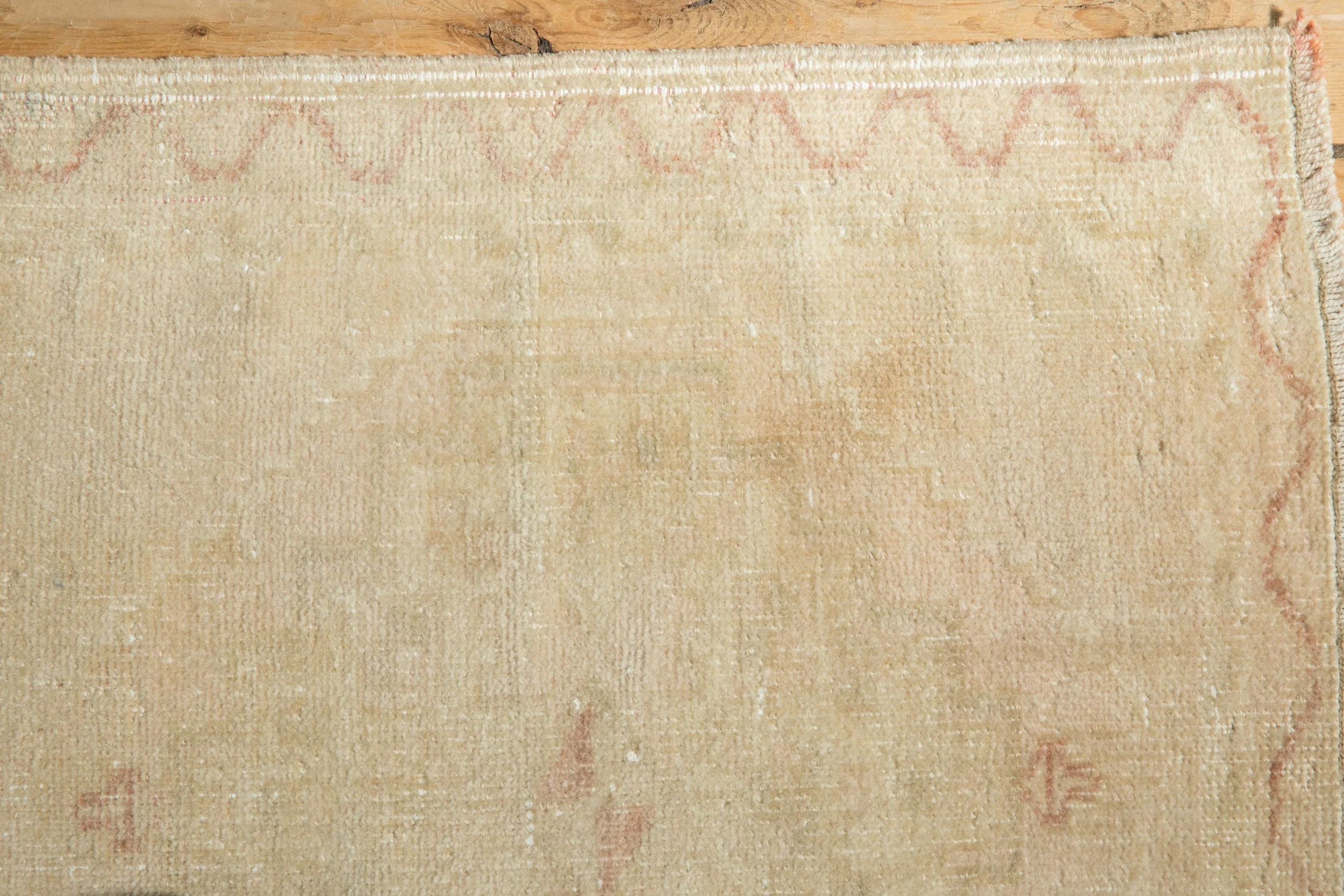 2.5x2.5 Vintage Distressed Oushak Square Rug Mat - Image 3