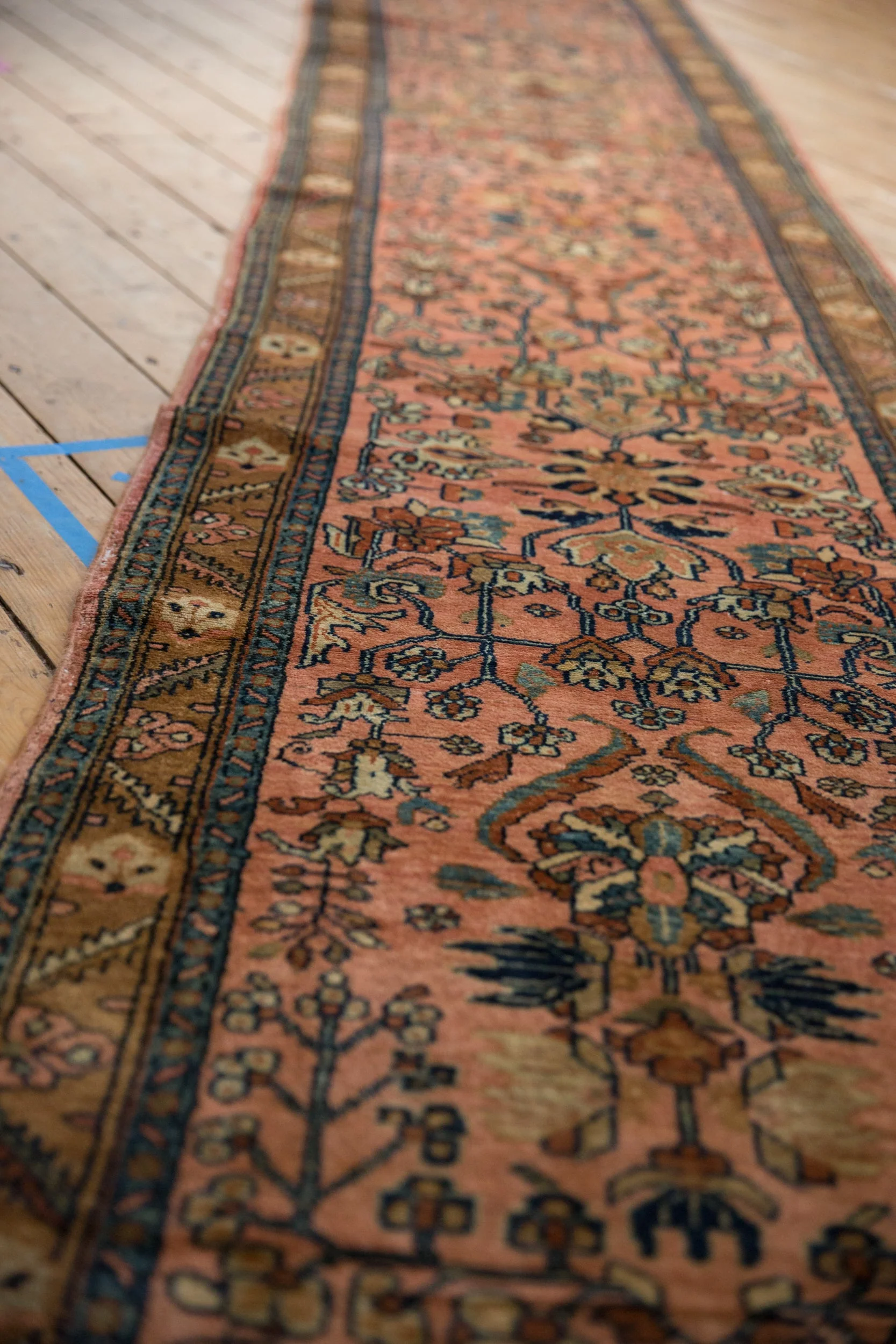 2.5x20 Vintage Lilihan Rug Runner - Image 4
