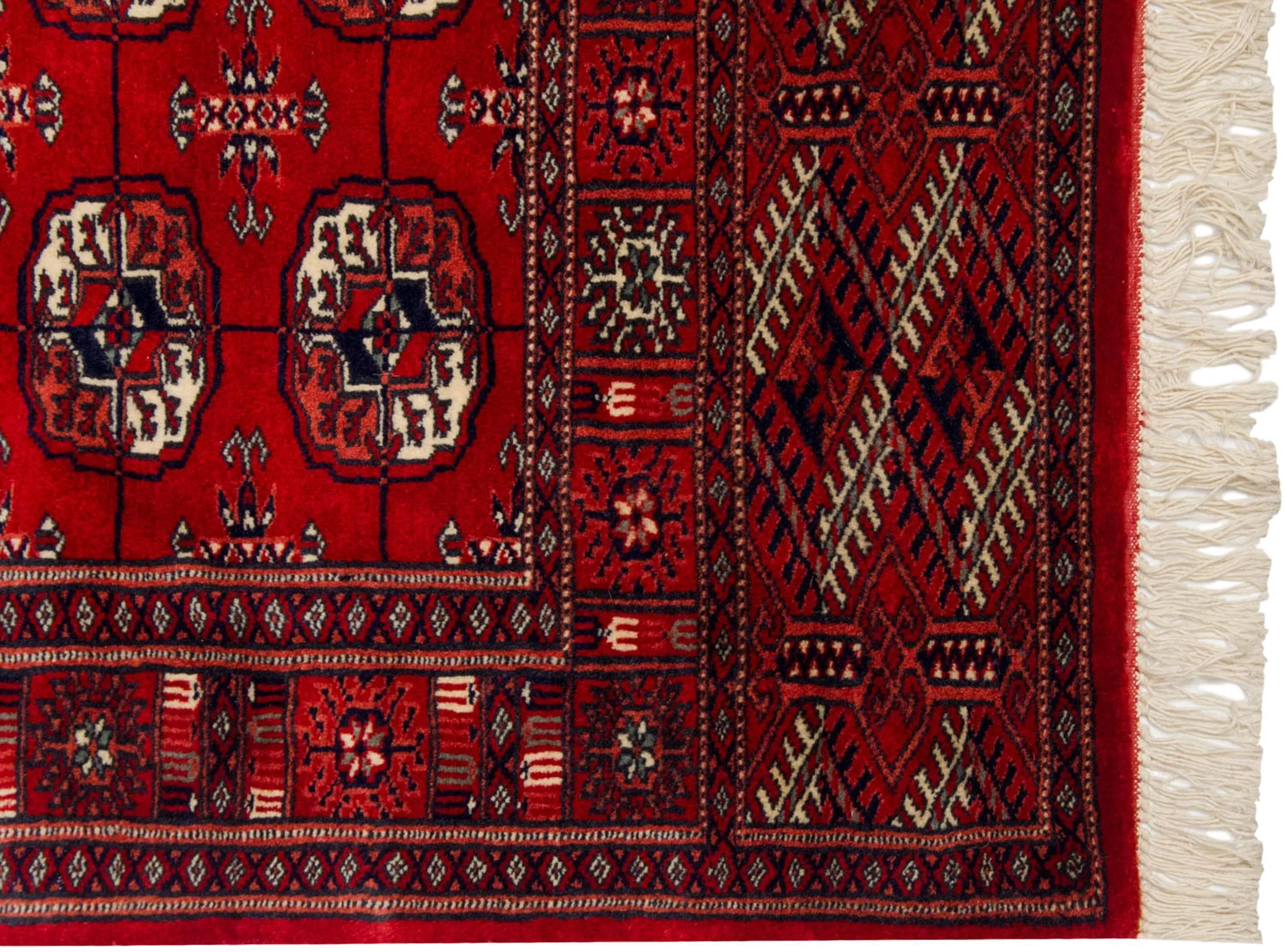 2.5x21.5 Vintage Fine Bokhara Rug Runner - Image 5