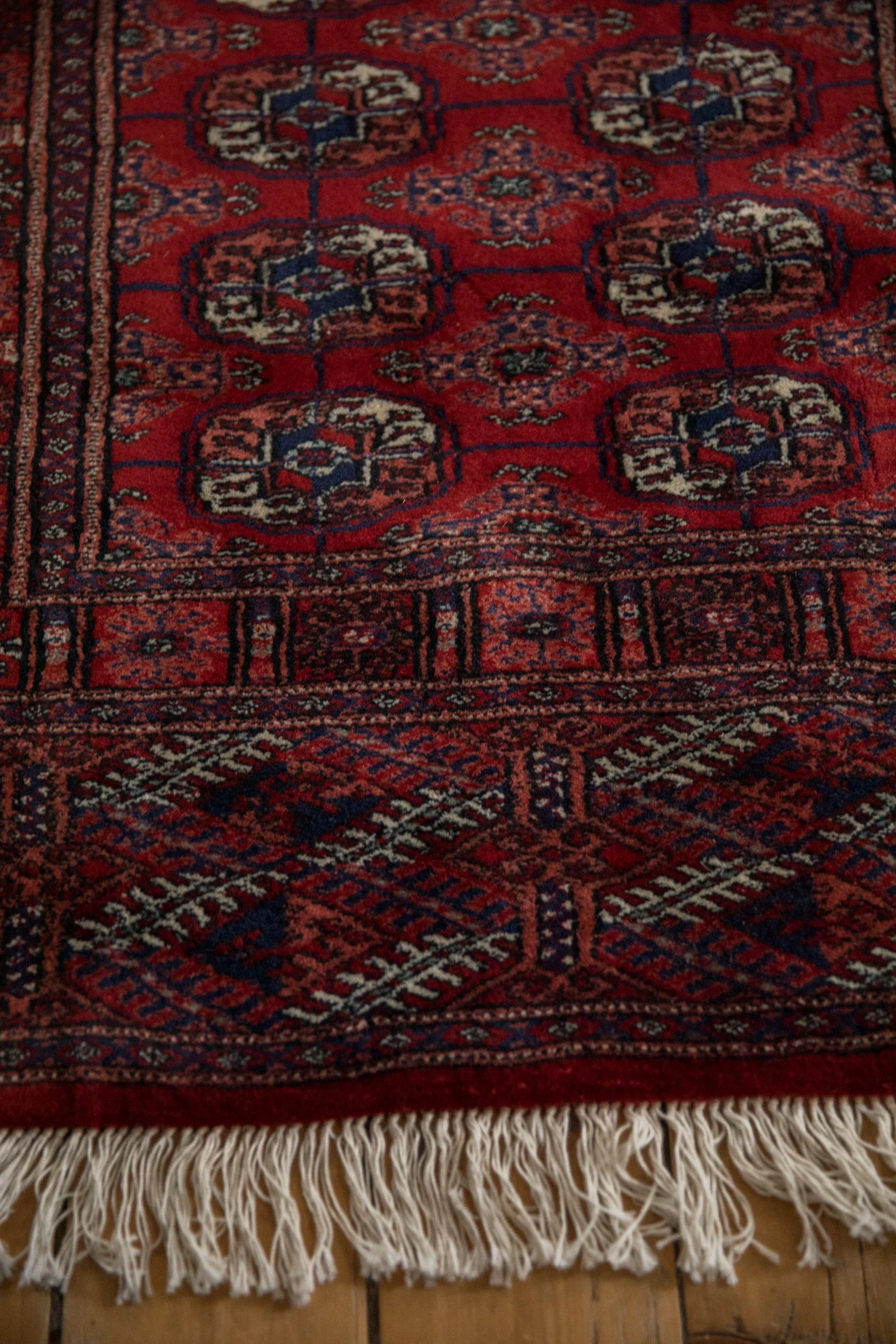 2.5x24 Vintage Fine Bokhara Rug Runner - Image 12