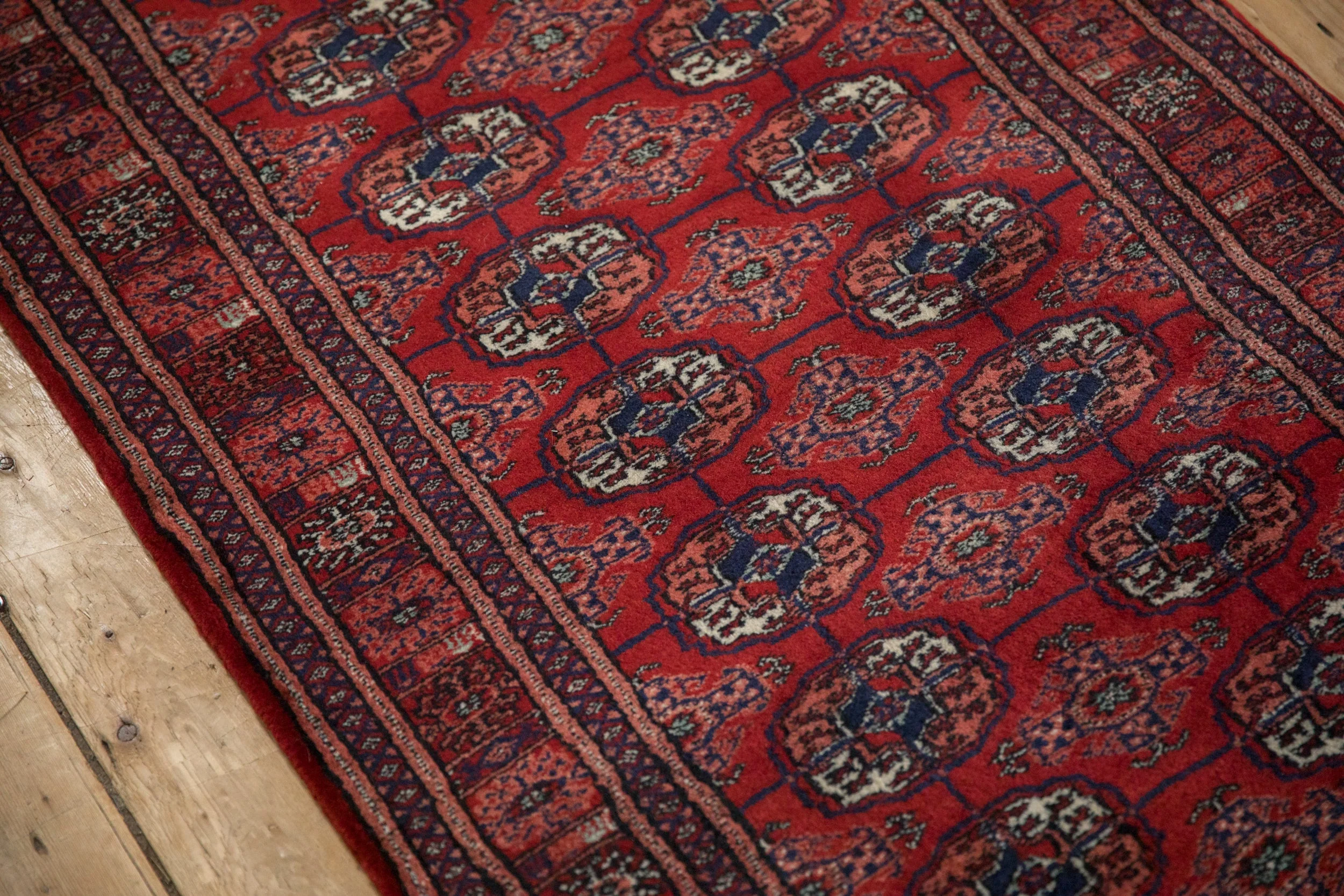 2.5x24 Vintage Fine Bokhara Rug Runner - Image 4