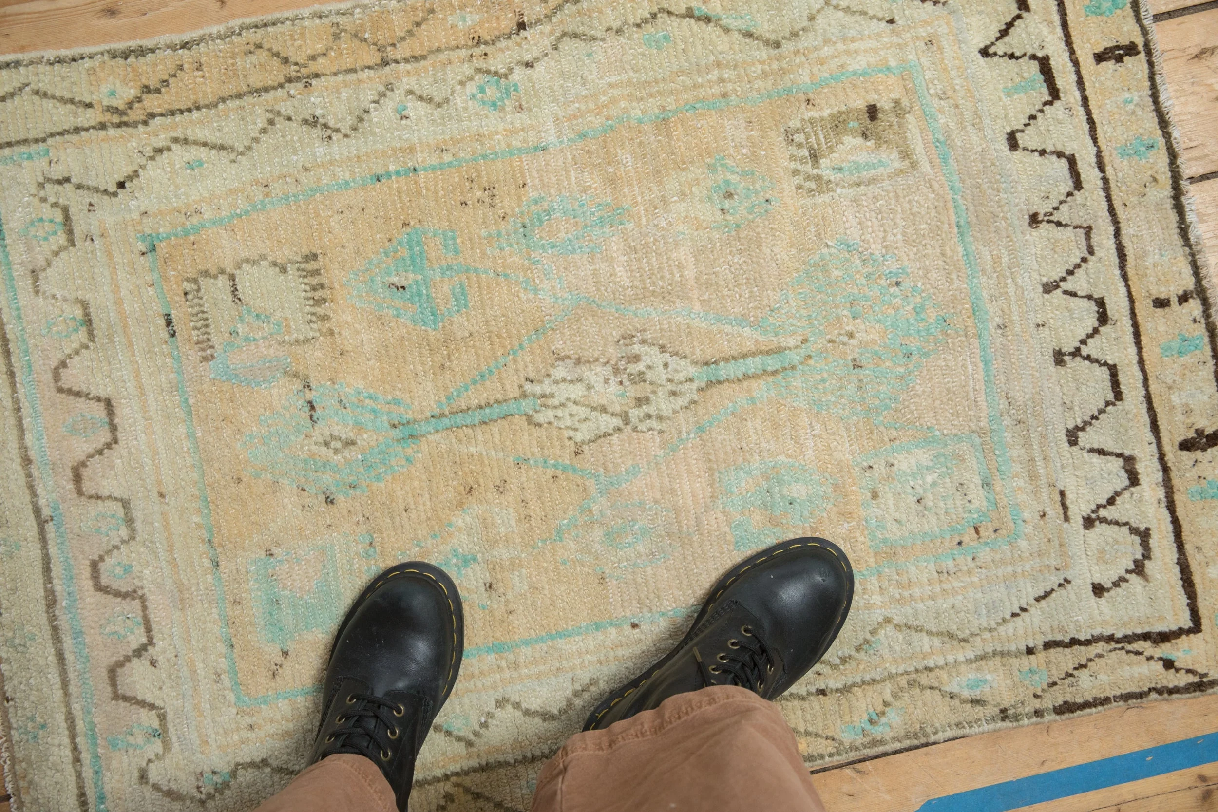 2.5x3.5 Vintage Distressed Oushak Rug - Image 2