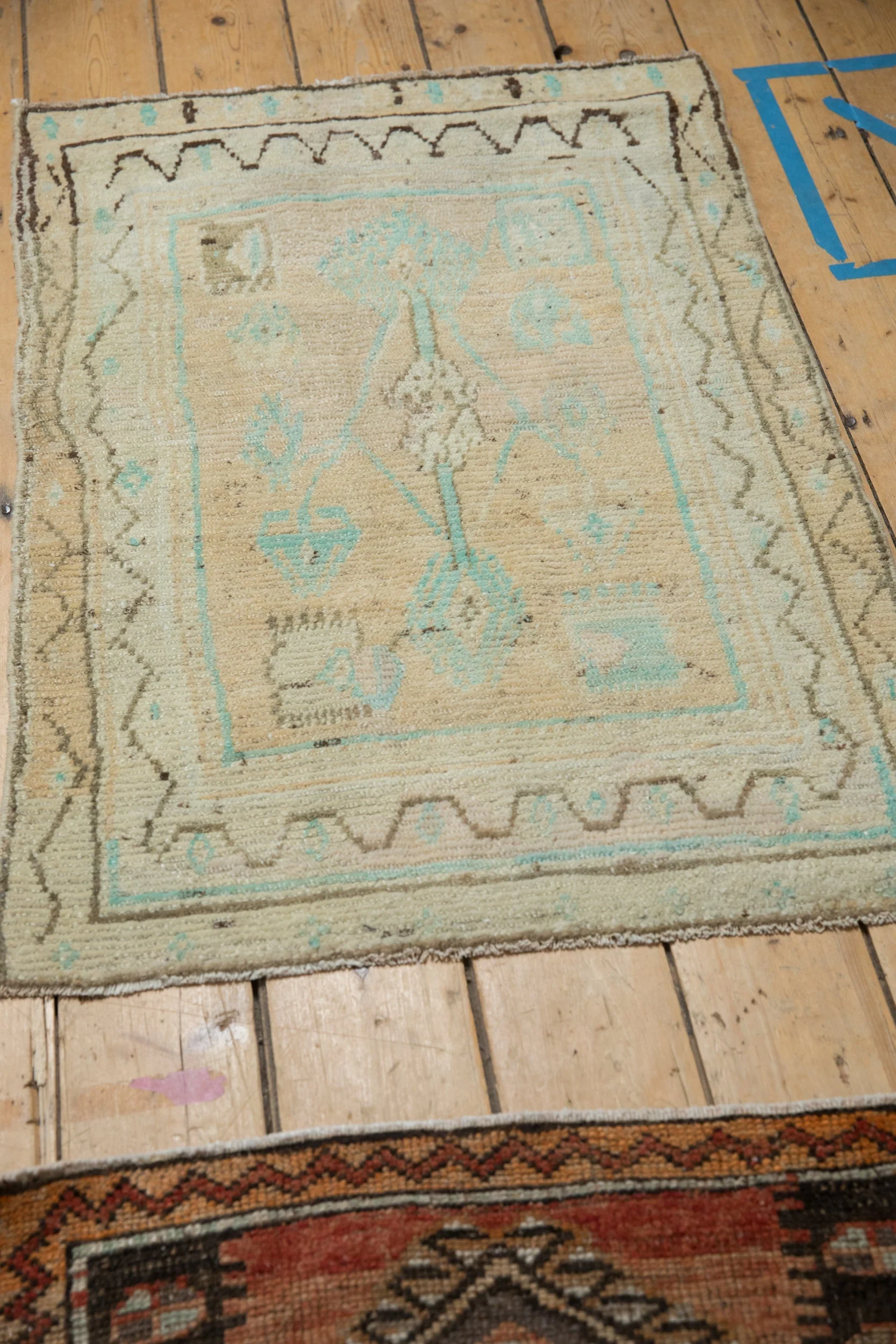 2.5x3.5 Vintage Distressed Oushak Rug - Image 6